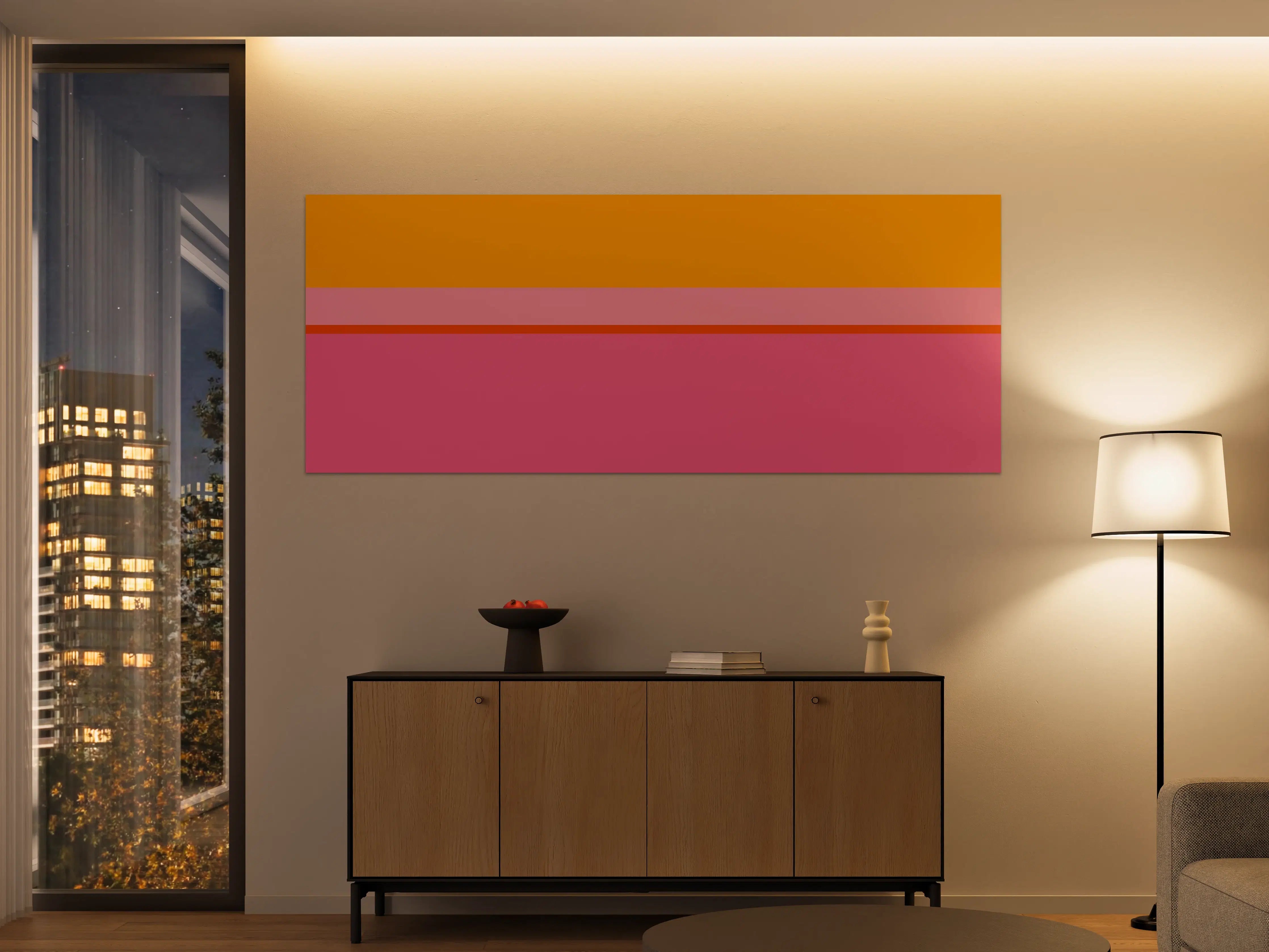 Große Wandbilder - The Oranges - Horizontal - Raspberry