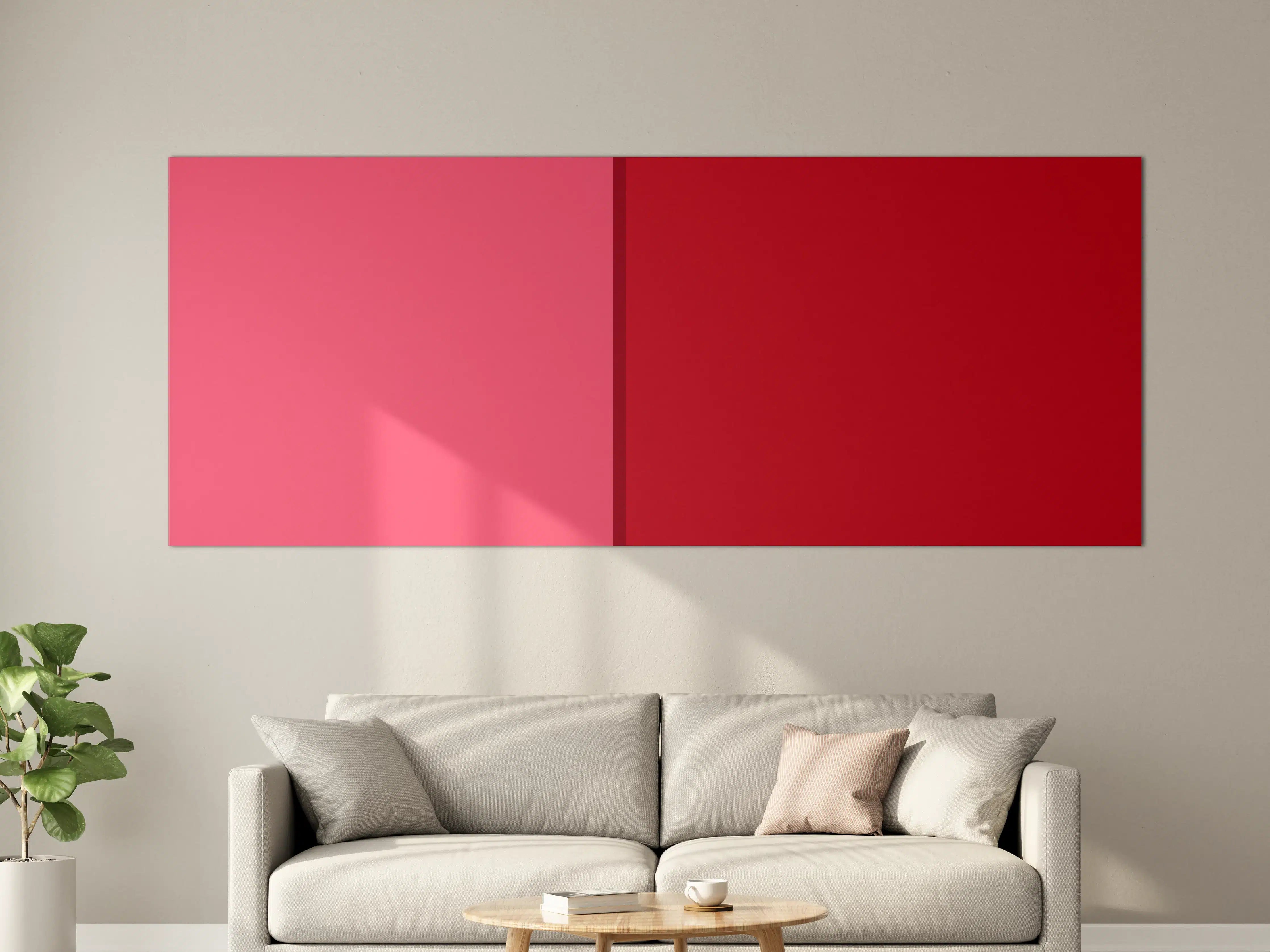 Große Wandbilder - The Reds - Easy Vertikal - Pommagranate