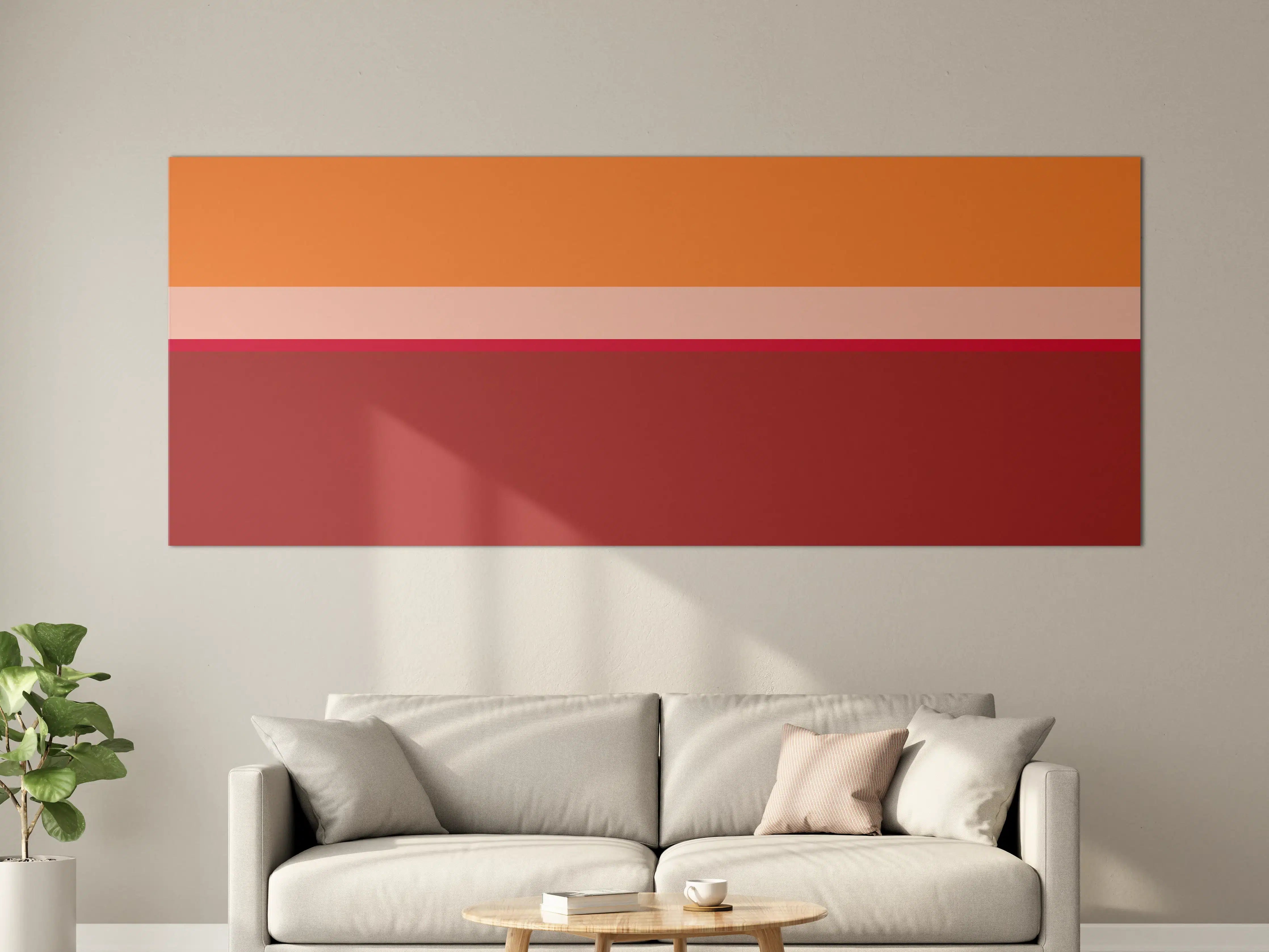 Große Wandbilder - The Reds - Horizontal - Sangria