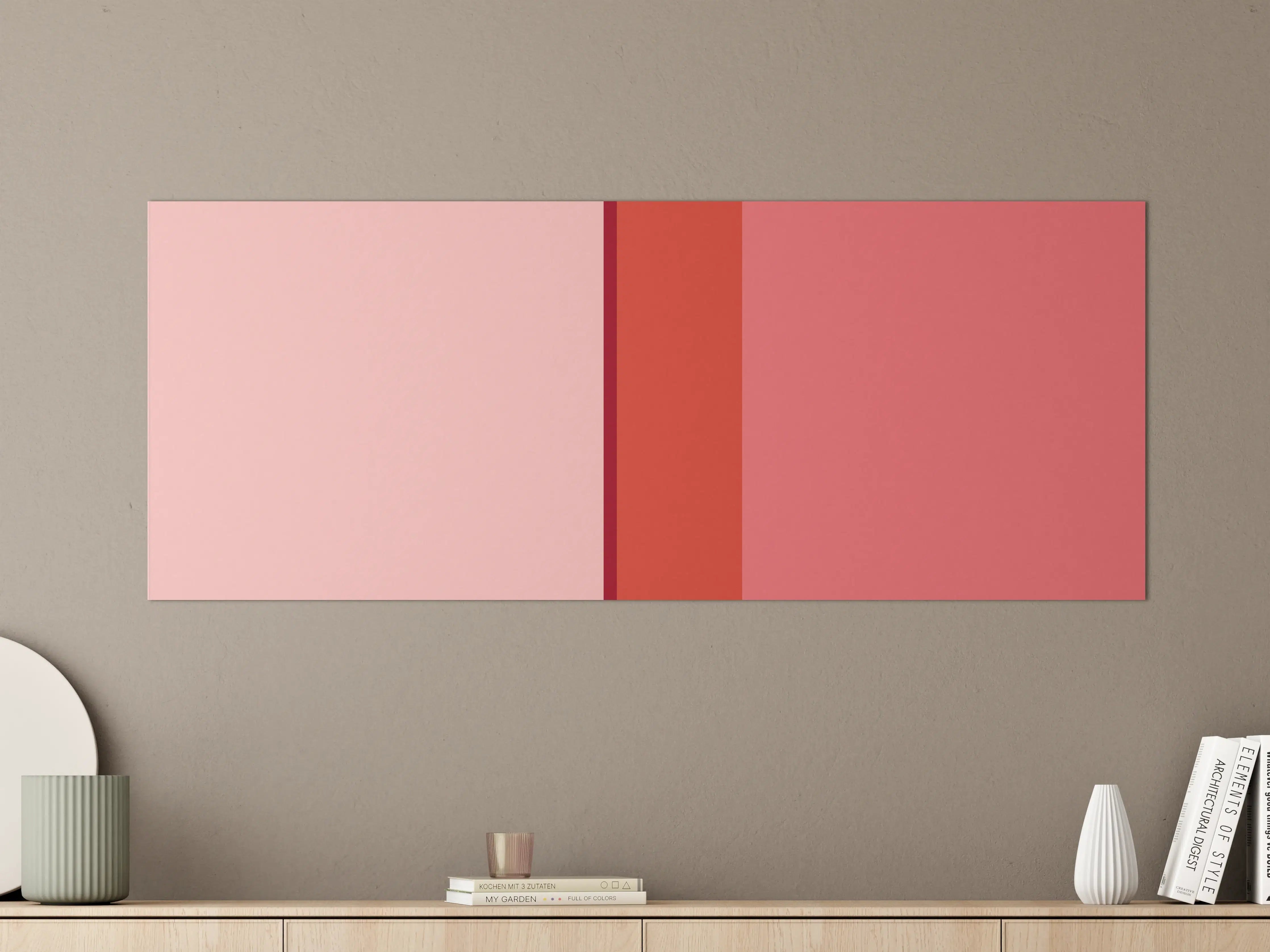 Große Wandbilder - The Reds - Vertical - Tomato