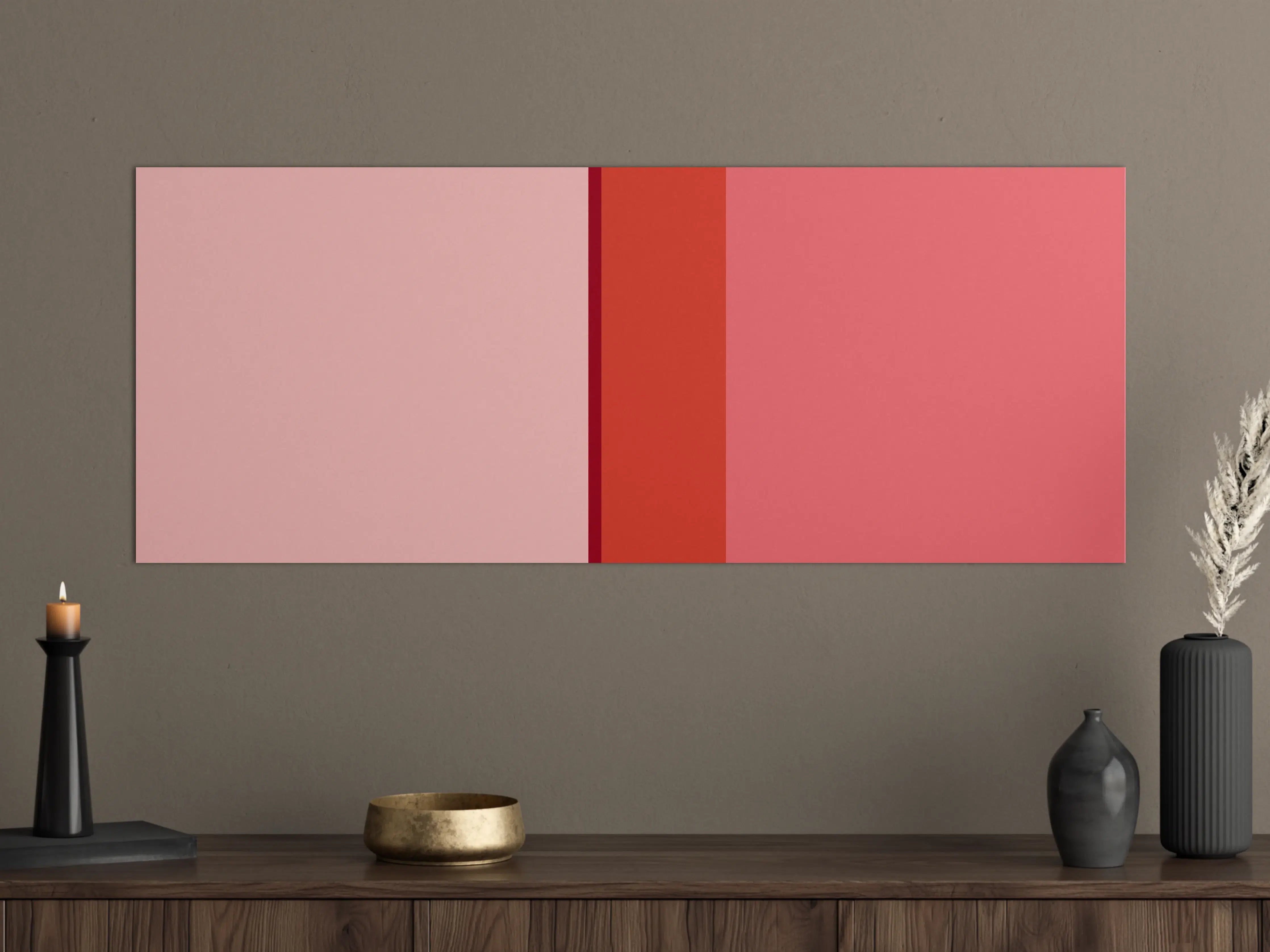 Große Wandbilder - The Reds - Vertical - Tomato