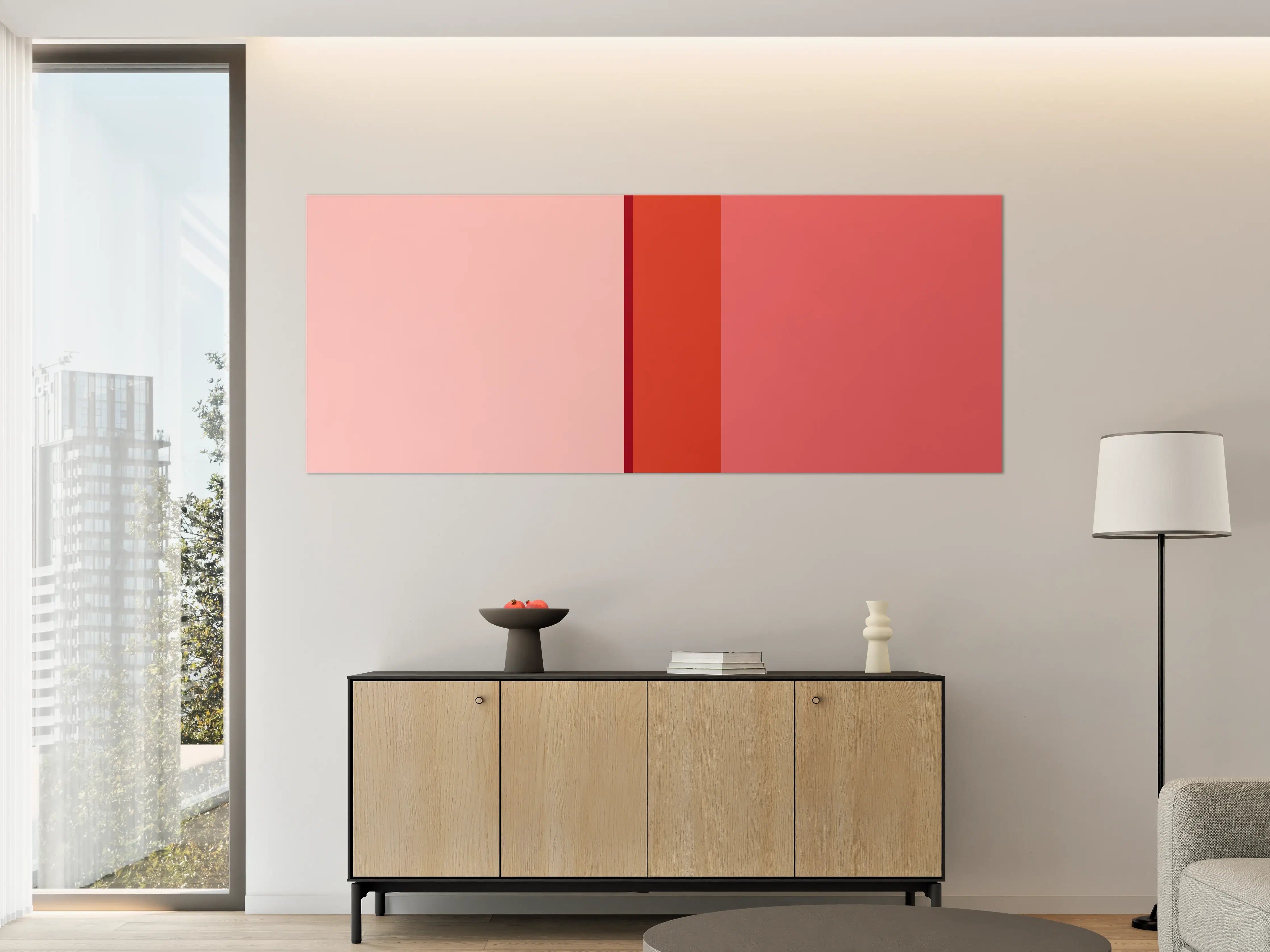 Große Wandbilder - The Reds - Vertical - Tomato