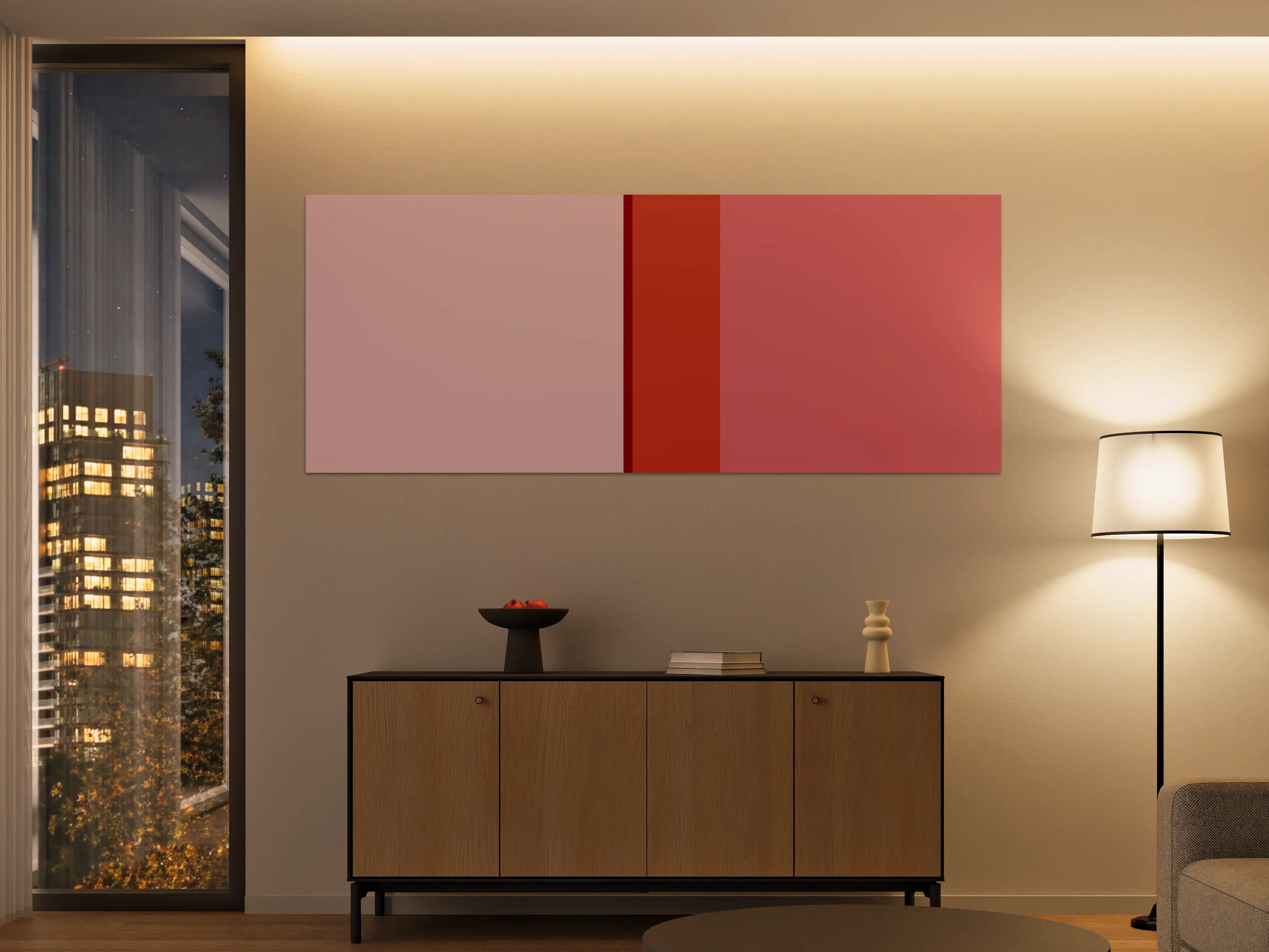 Große Wandbilder - The Reds - Vertical - Tomato