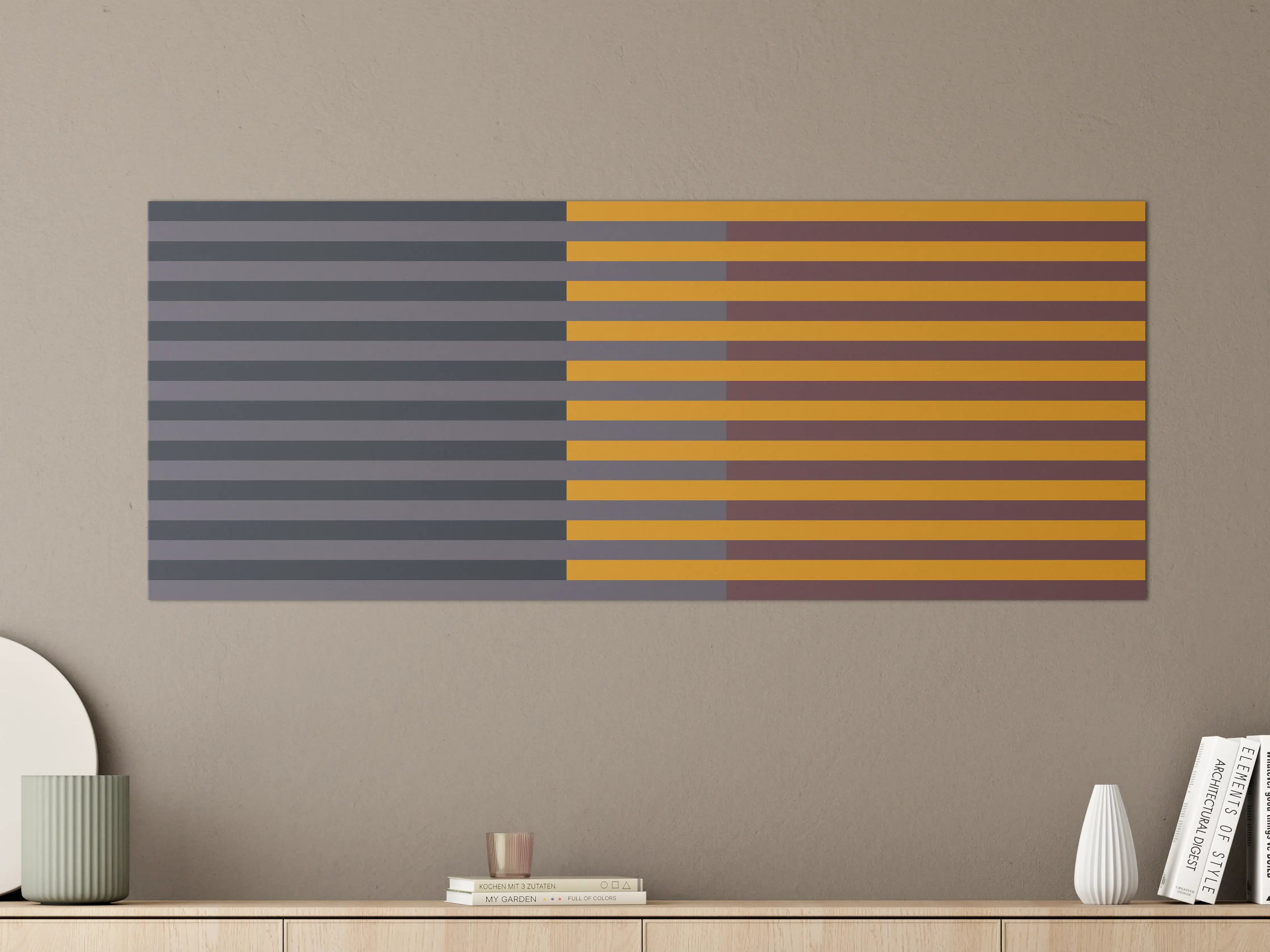 Große Wandbilder - The Retros - Multy Stripes - Cersai