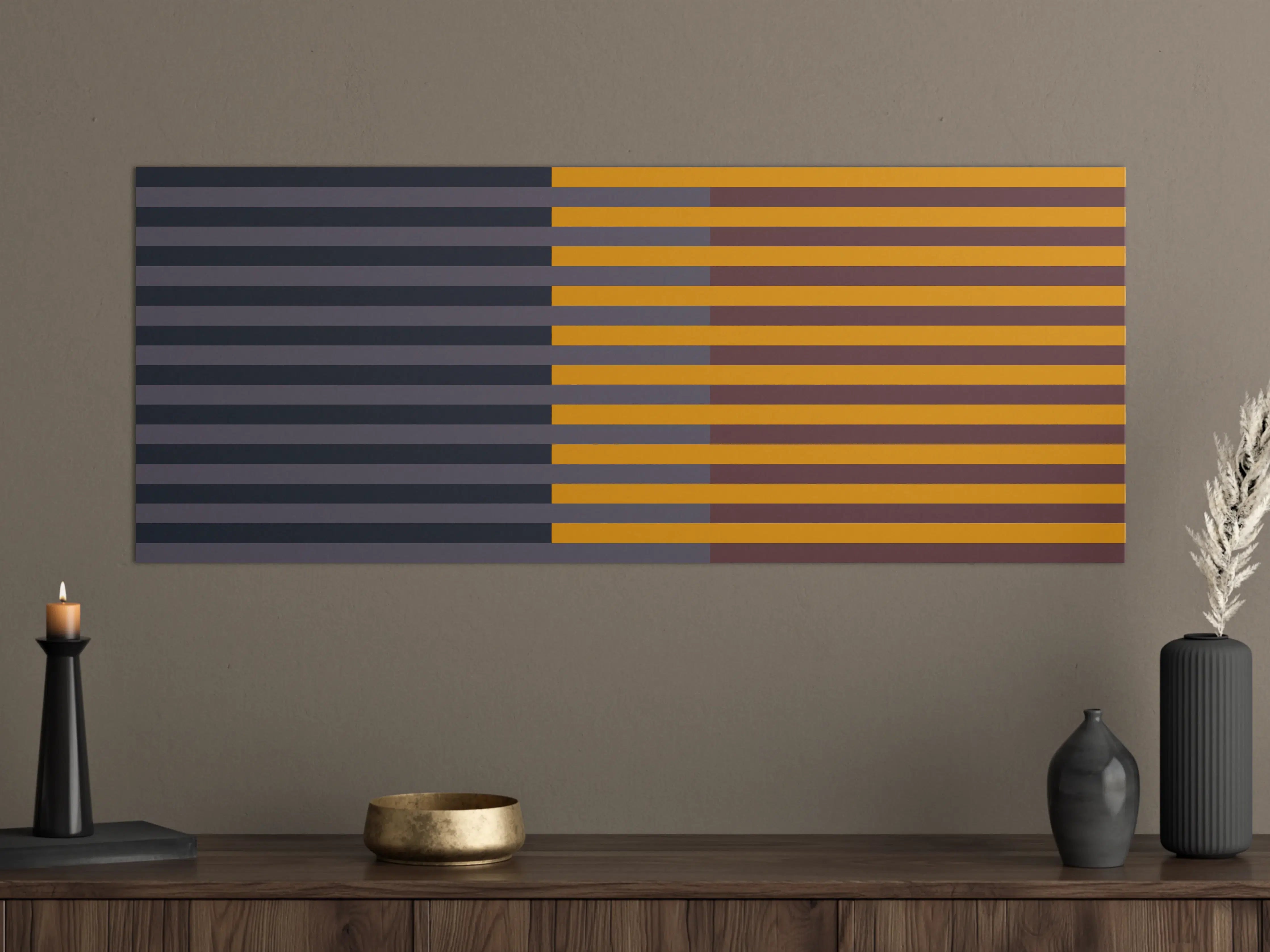 Große Wandbilder - The Retros - Multy Stripes - Cersai