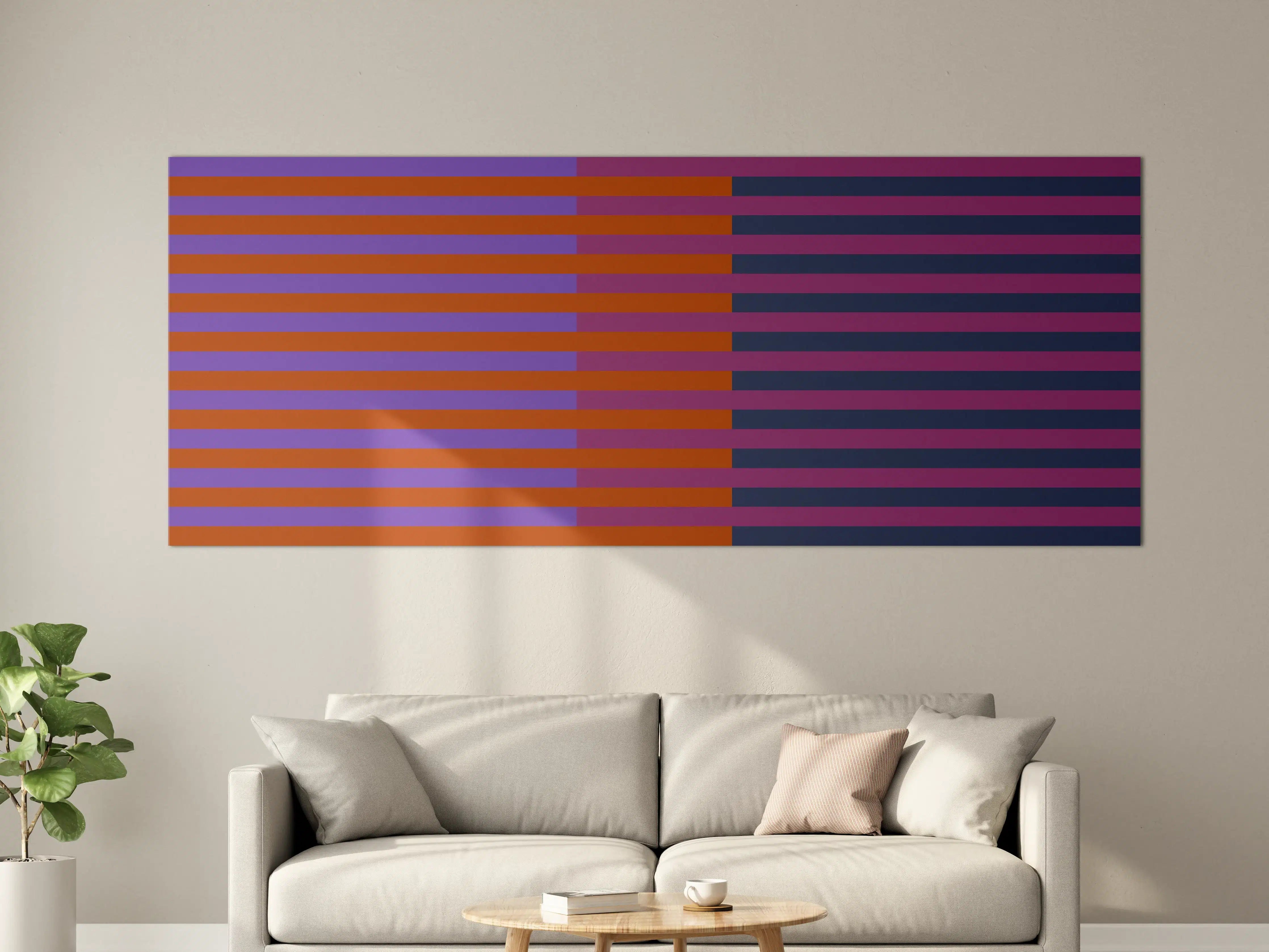 Große Wandbilder - The Retros - Multy Stripes - Sansa