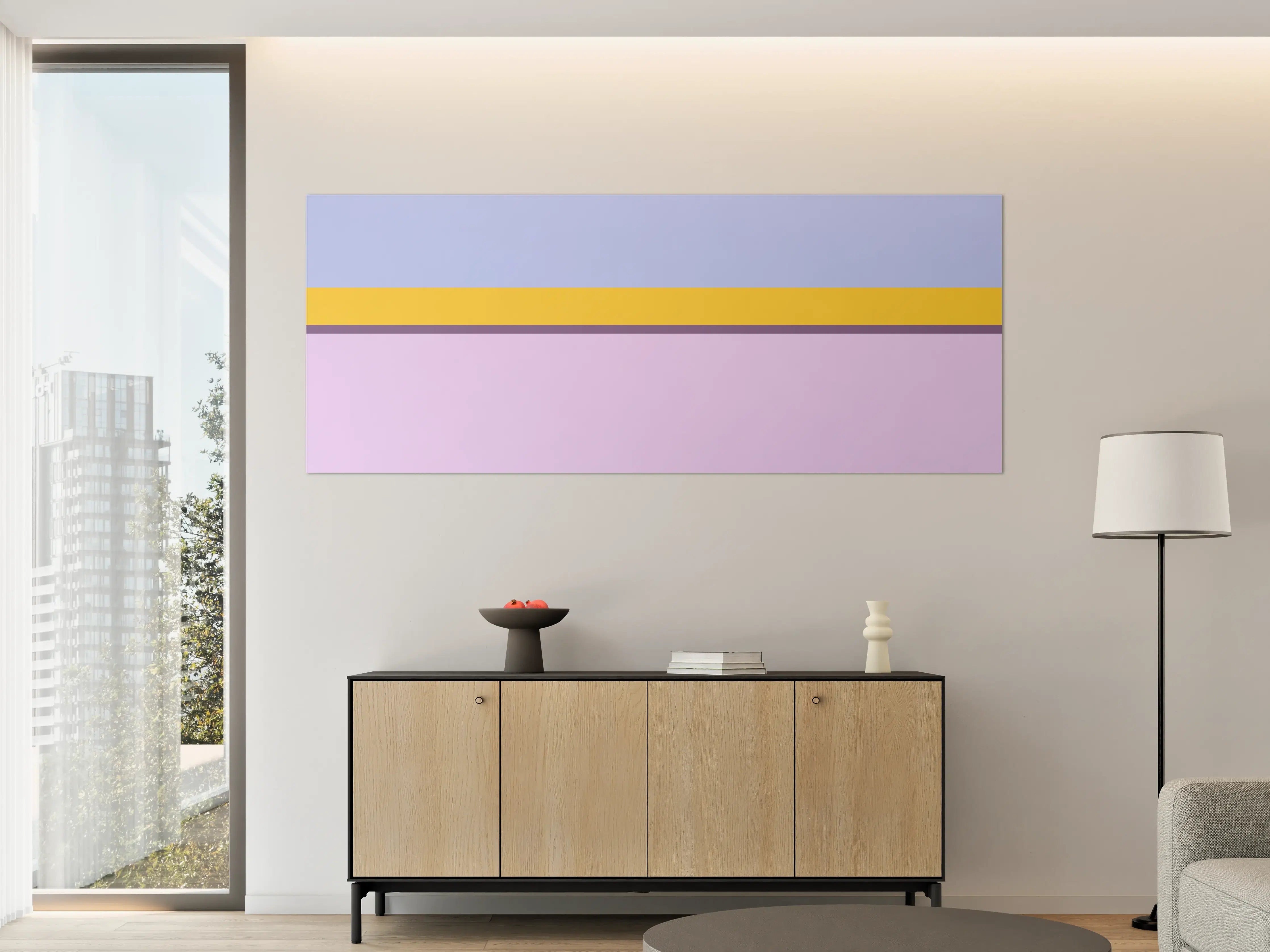Große Wandbilder - The Springs - Horizontal - Lilac