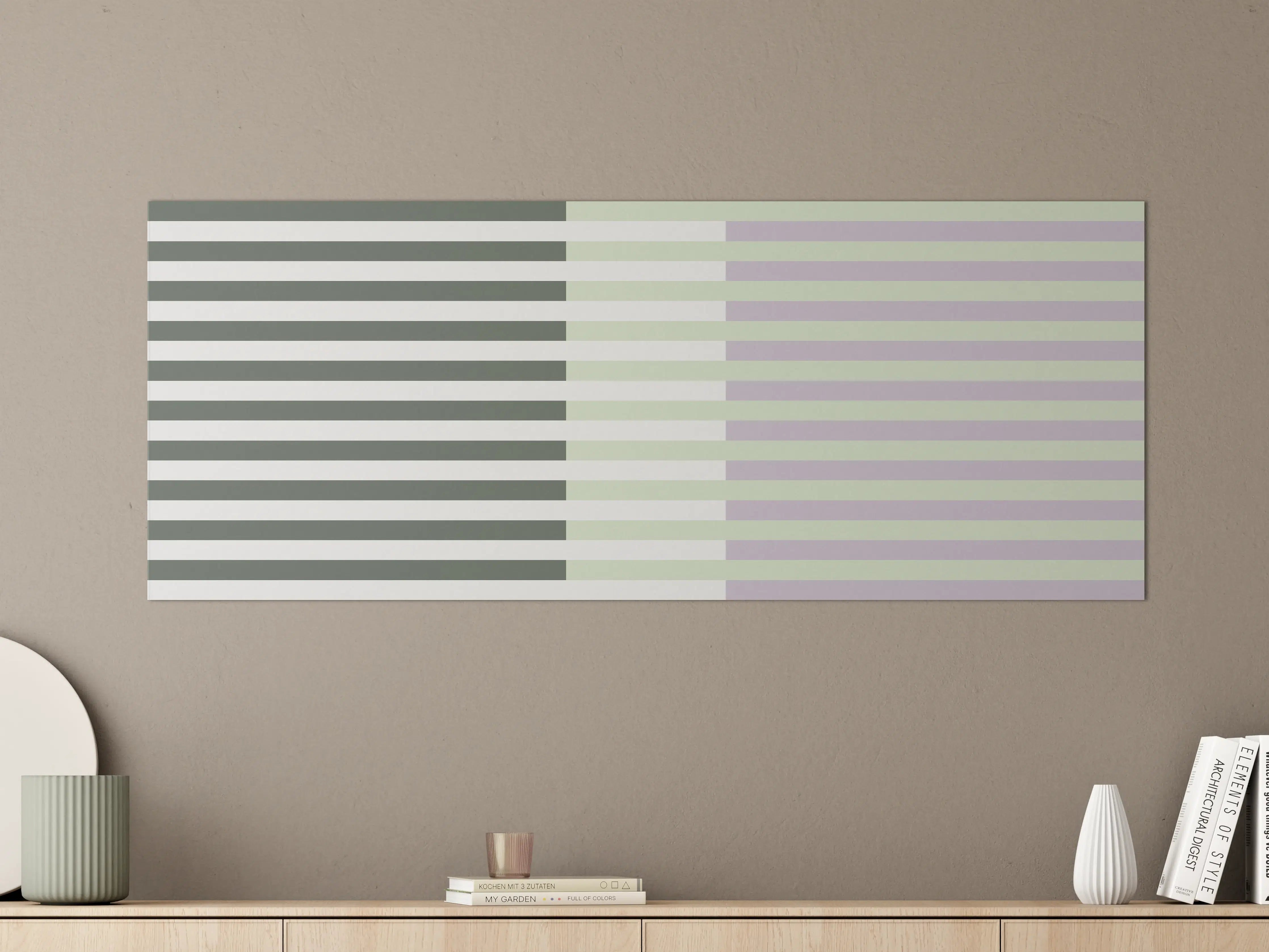 Große Wandbilder - The Vintages - Multy Stripes - Benedict