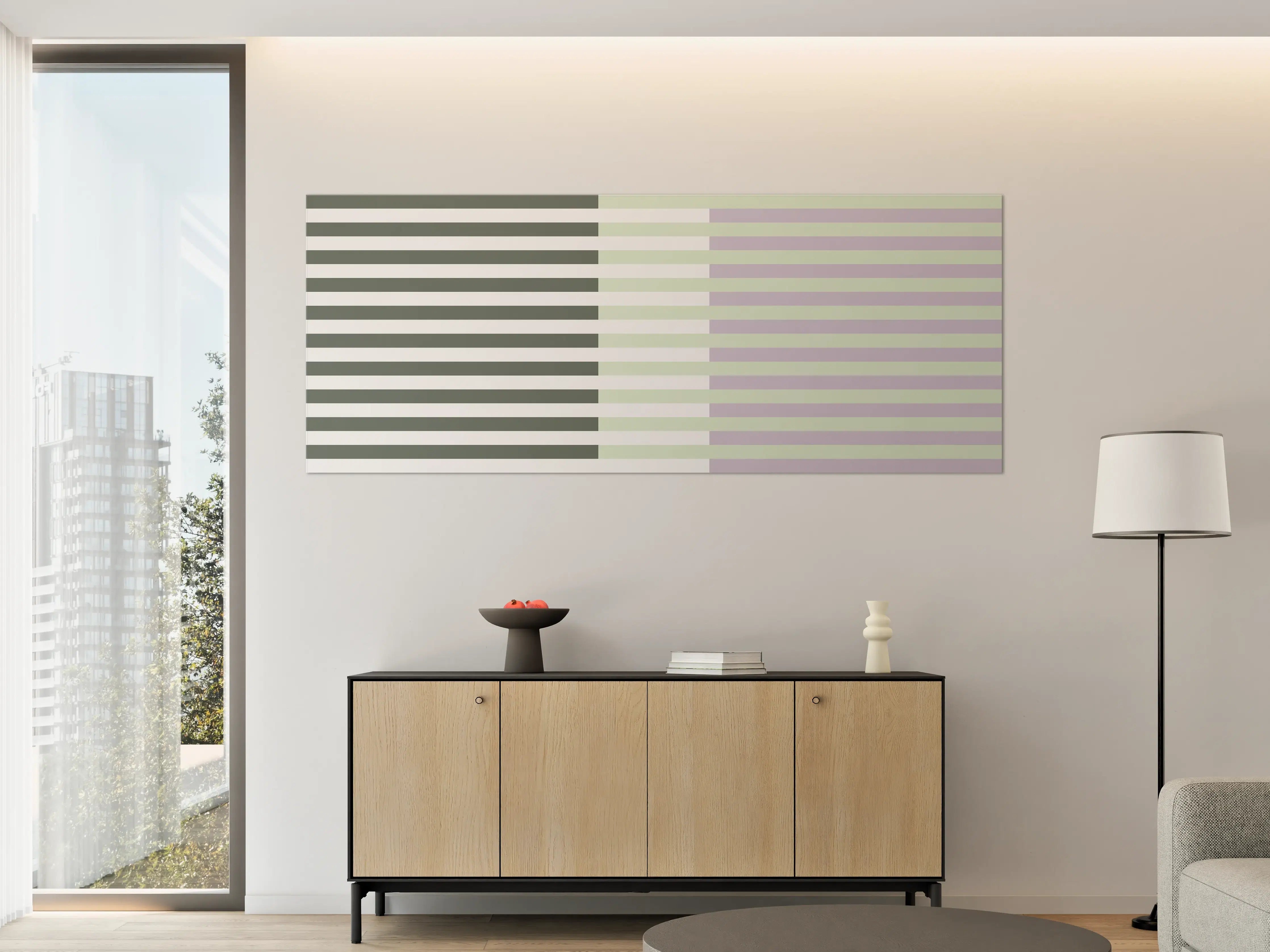 Große Wandbilder - The Vintages - Multy Stripes - Benedict