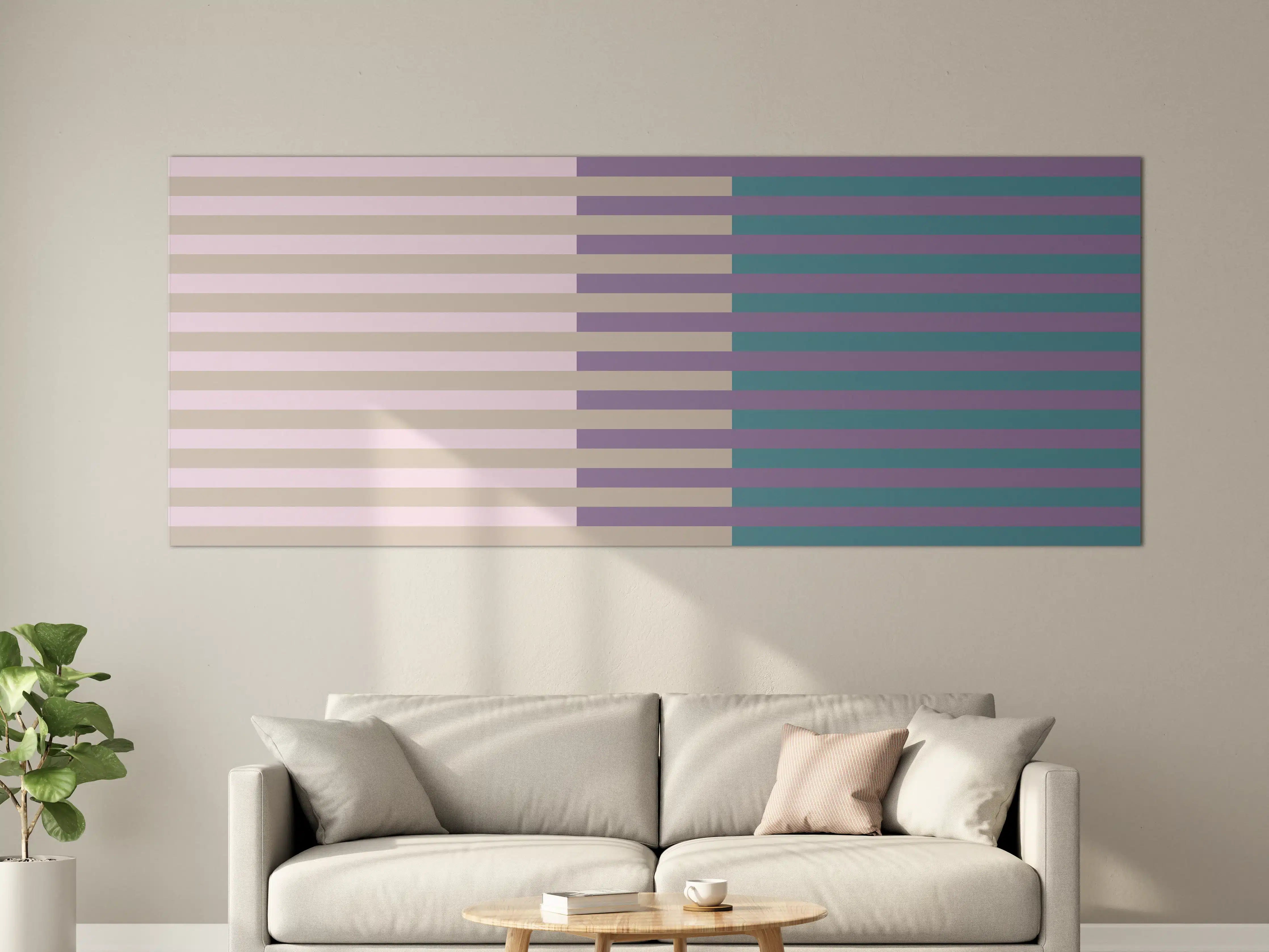 Große Wandbilder - The Vintages - Multy Stripes - Daphne