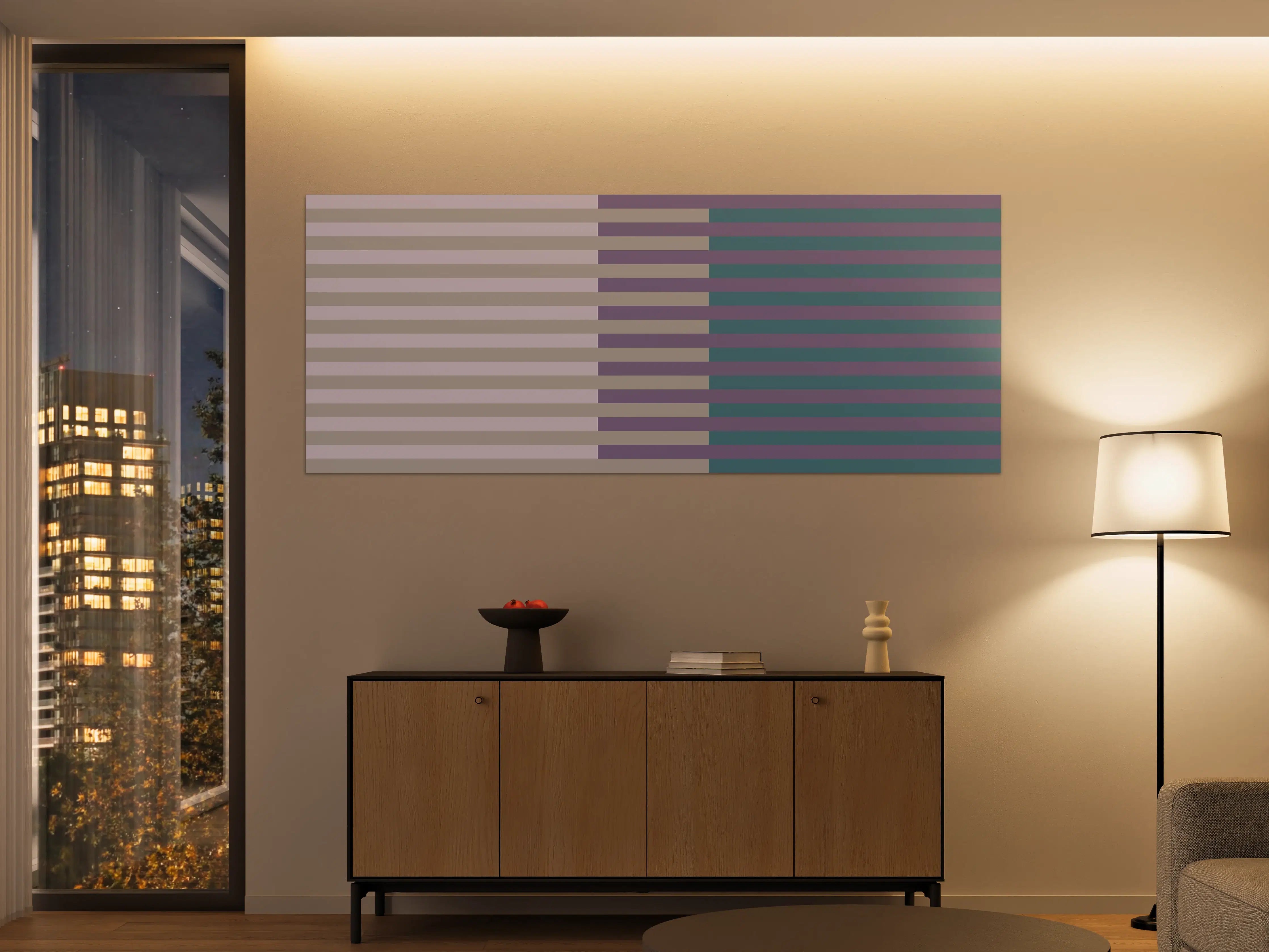 Große Wandbilder - The Vintages - Multy Stripes - Daphne