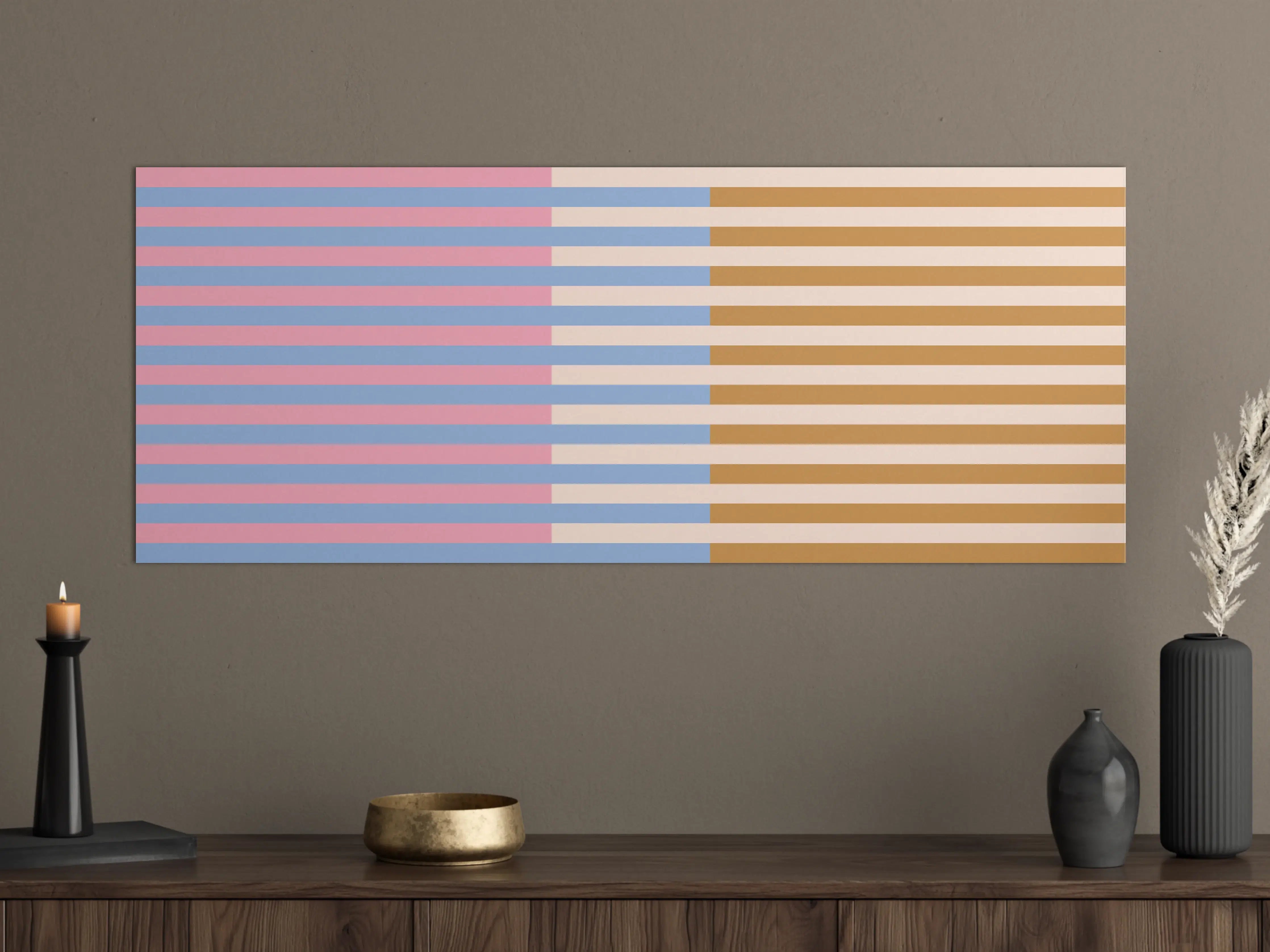 Große Wandbilder - The Vintages - Multy Stripes - Eloise