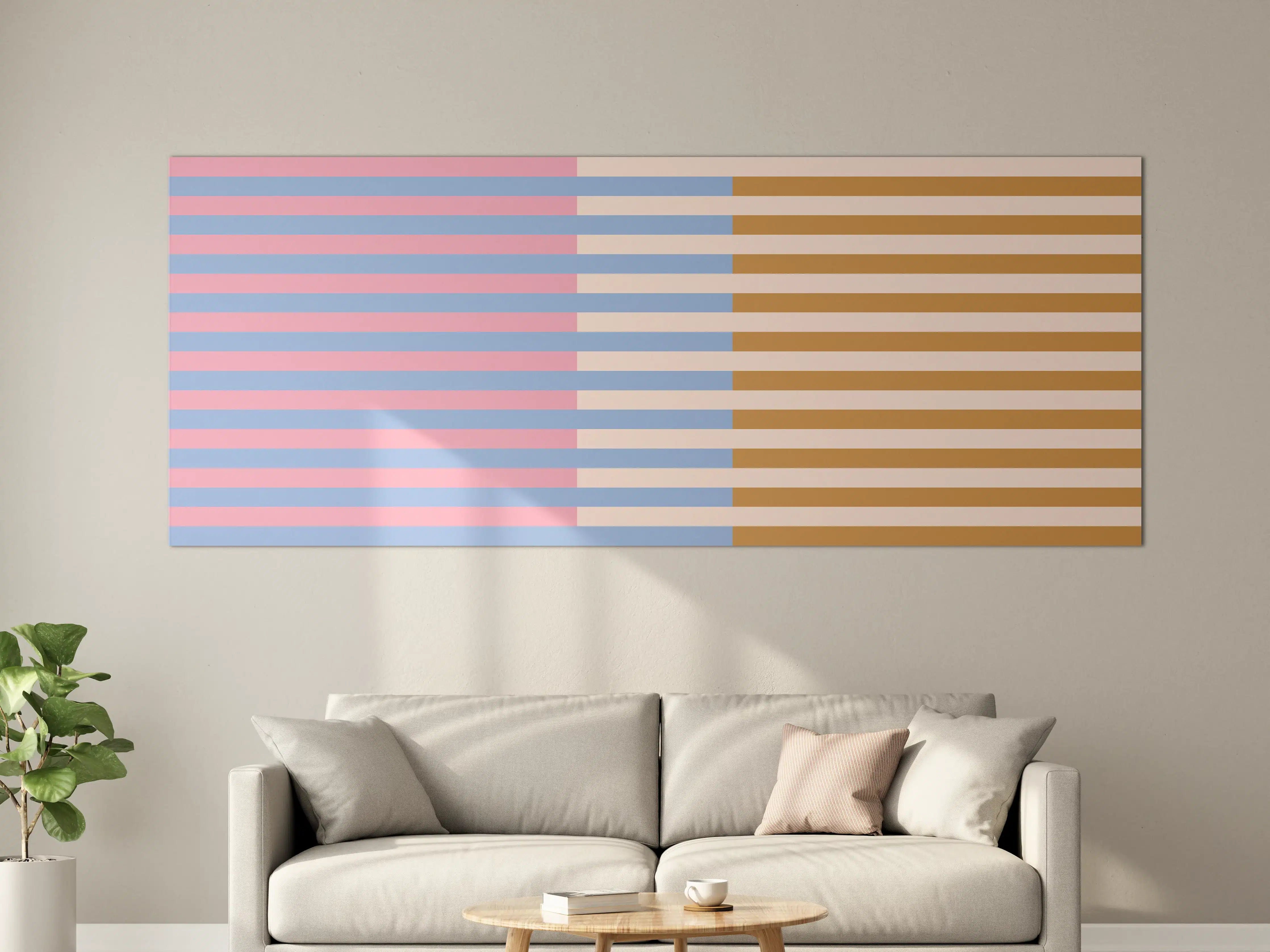 Große Wandbilder - The Vintages - Multy Stripes - Eloise