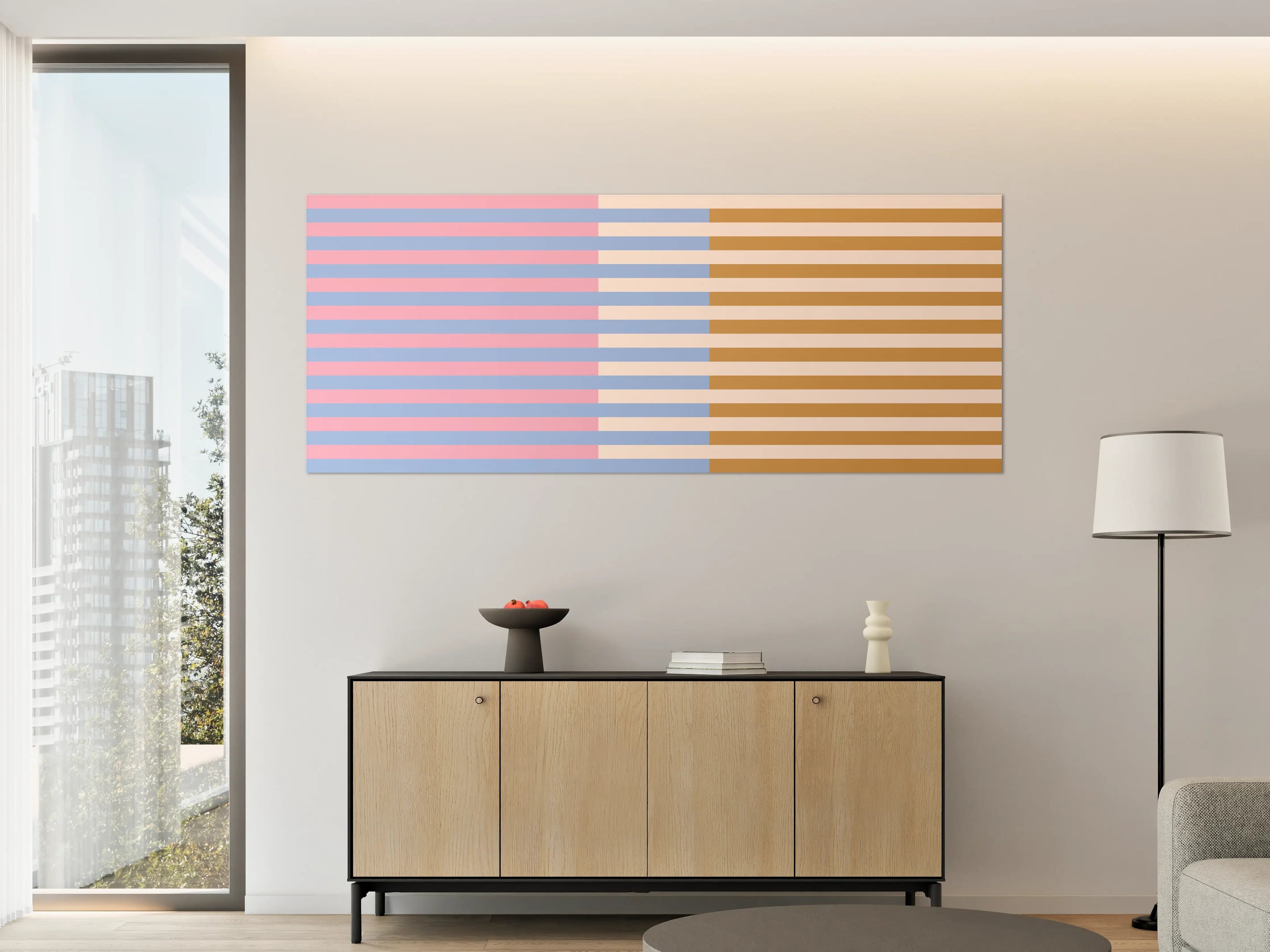 Große Wandbilder - The Vintages - Multy Stripes - Eloise