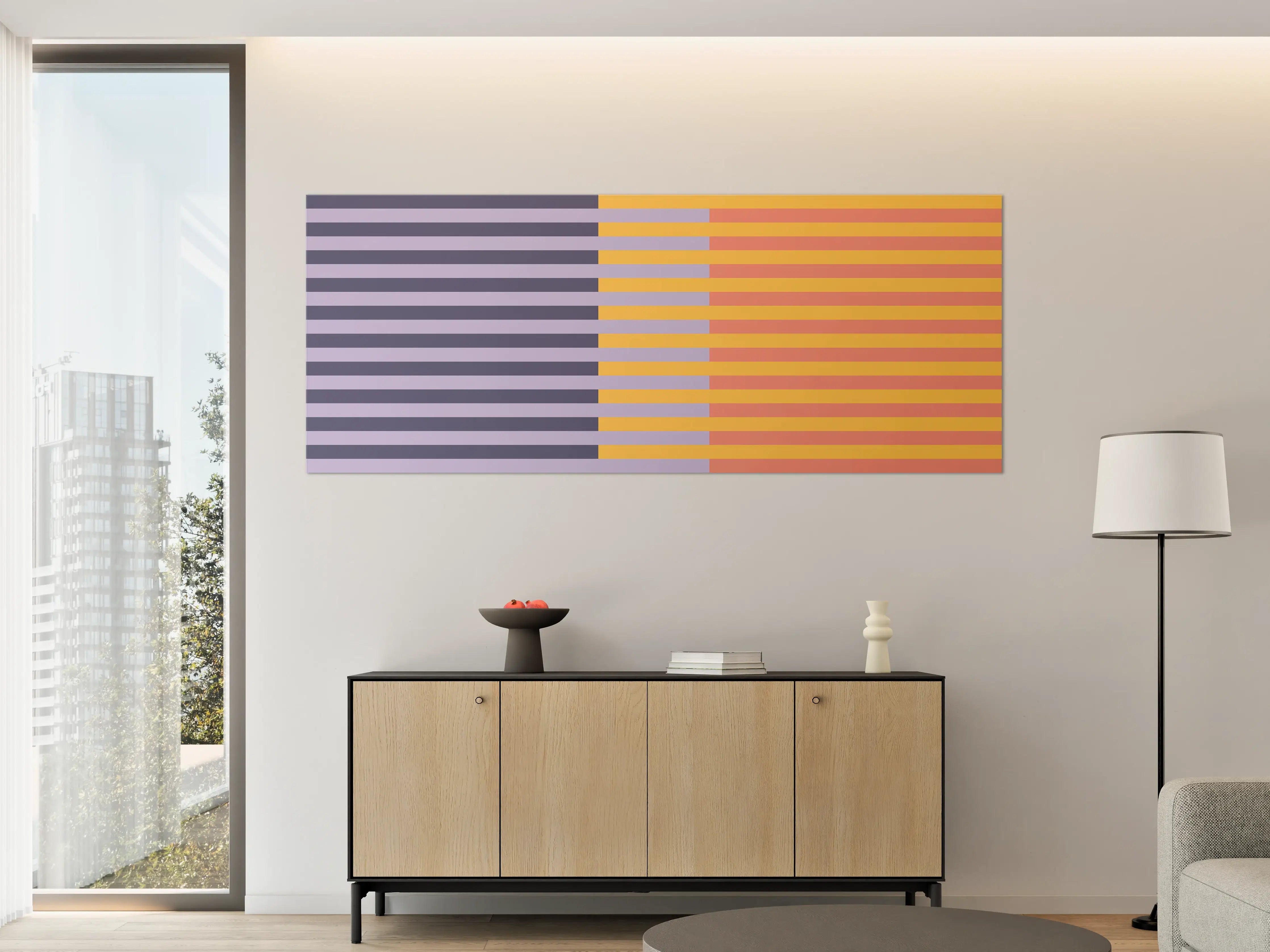 Große Wandbilder - The Vintages - Multy Stripes - Penelope