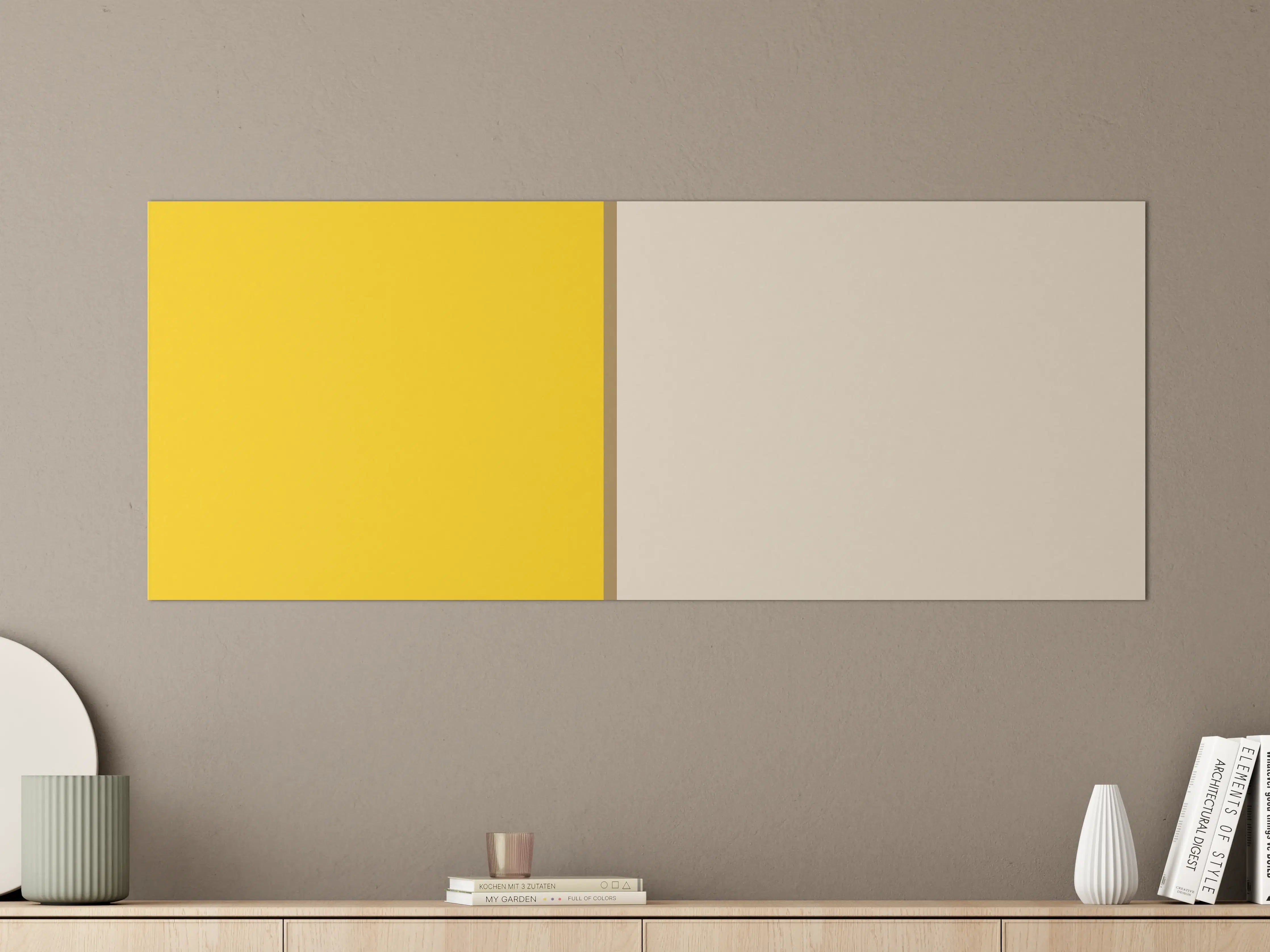 Große Wandbilder - The Yellows - Easy Vertical - Saffron