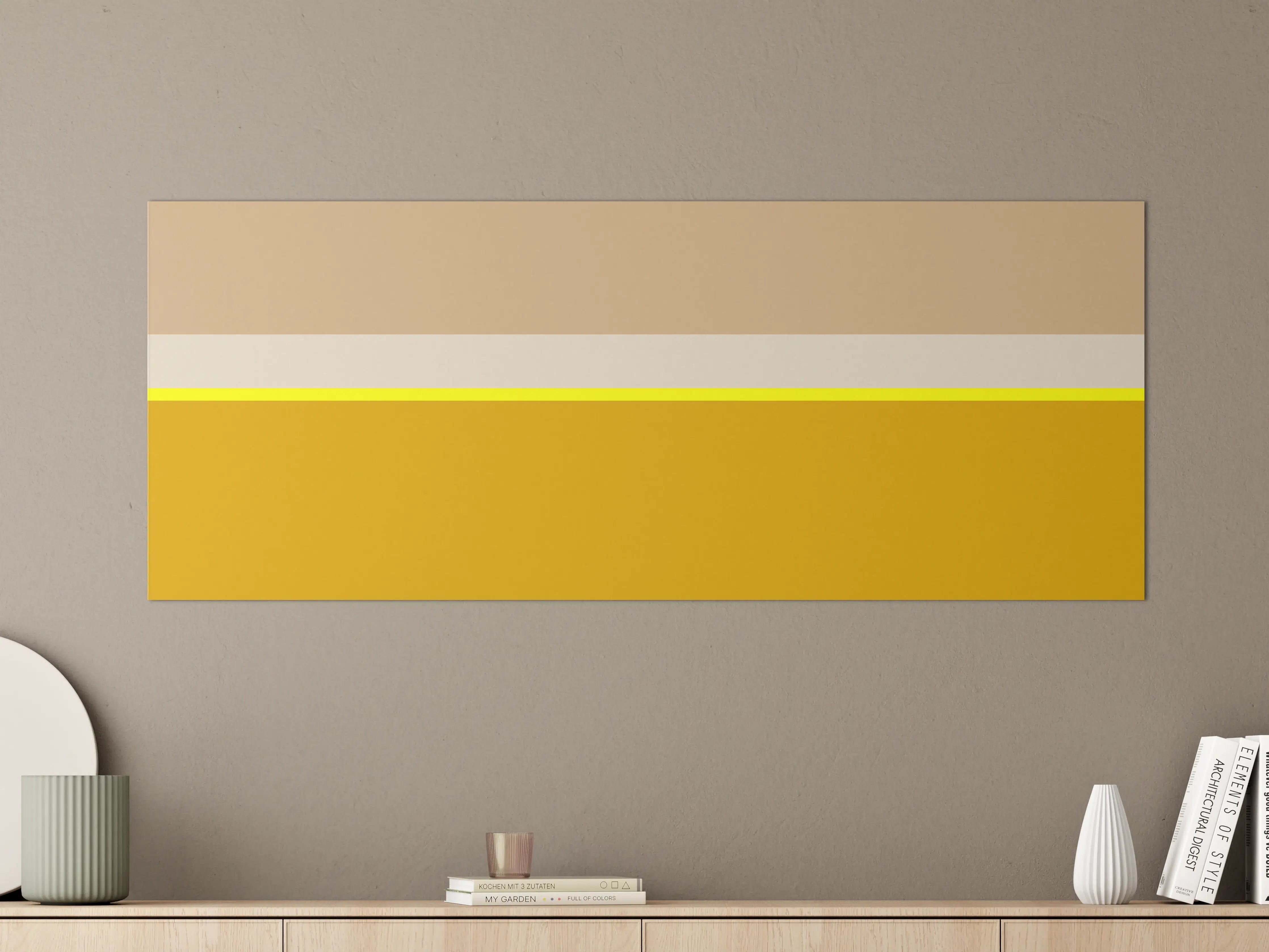 Große Wandbilder - The Yellows - Horizontal - Buttercup