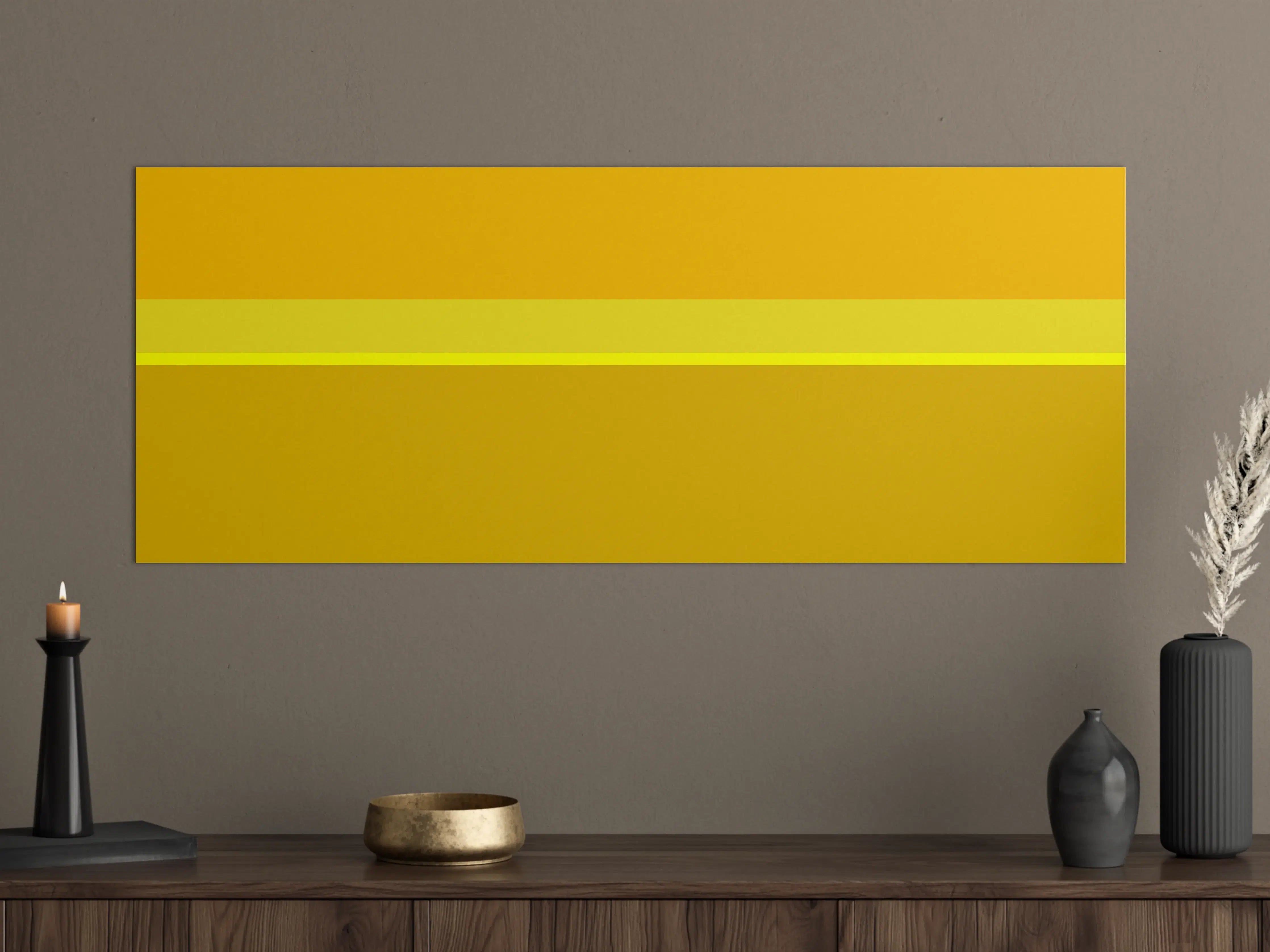 Große Wandbilder - The Yellows - Horizontal - Lemon