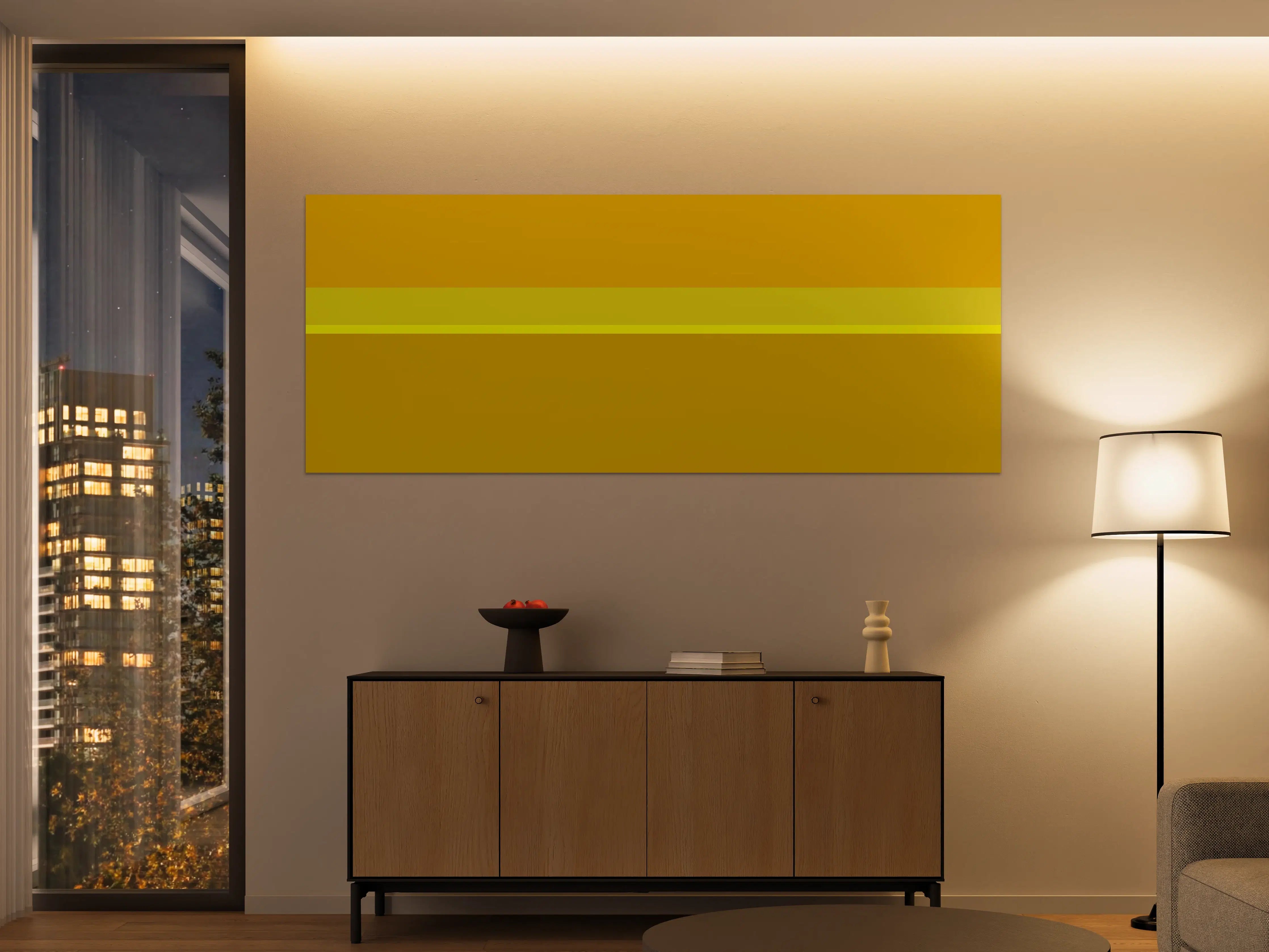 Große Wandbilder - The Yellows - Horizontal - Lemon