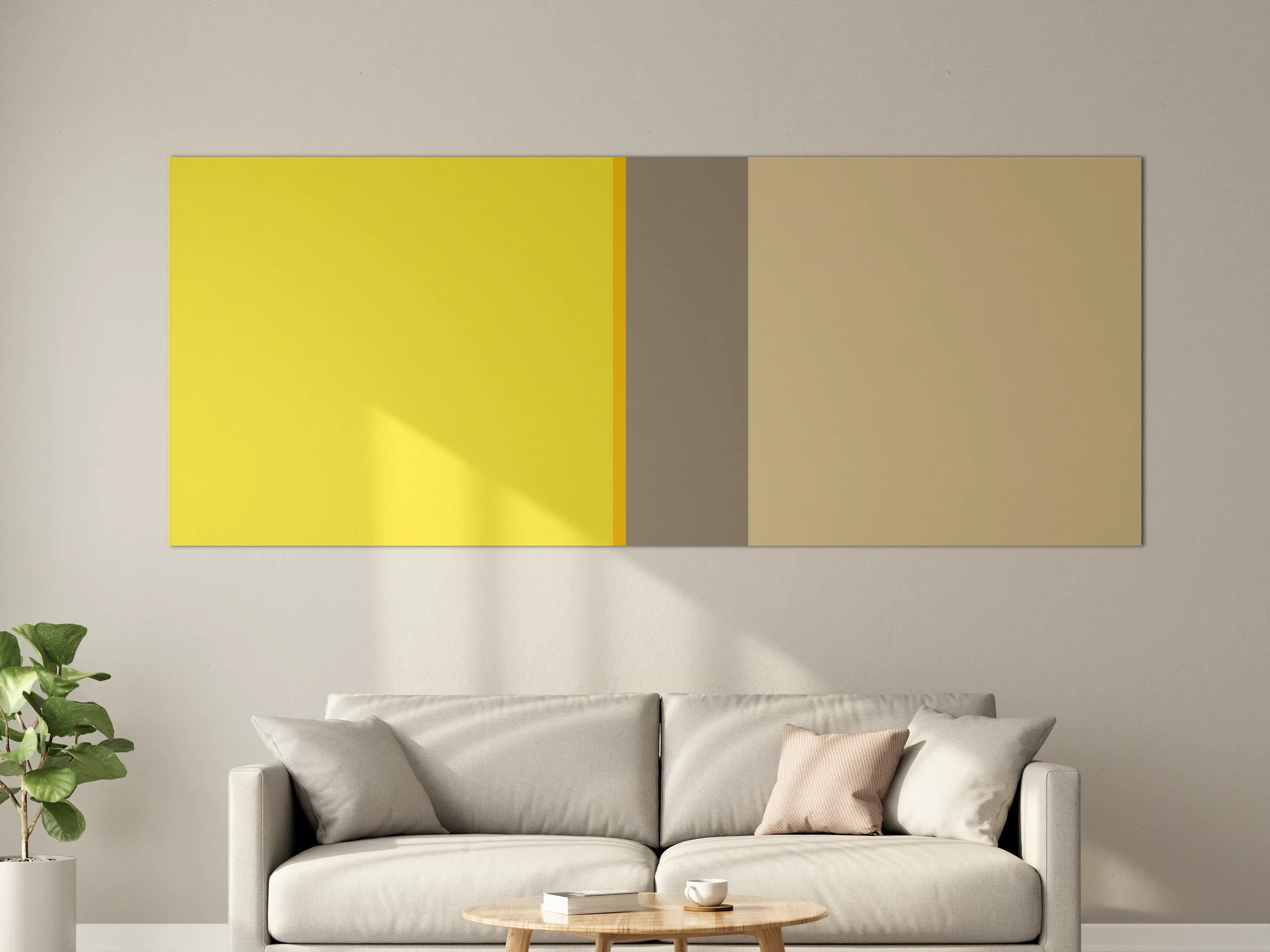 Große Wandbilder - The Yellows - Vertical - Honey