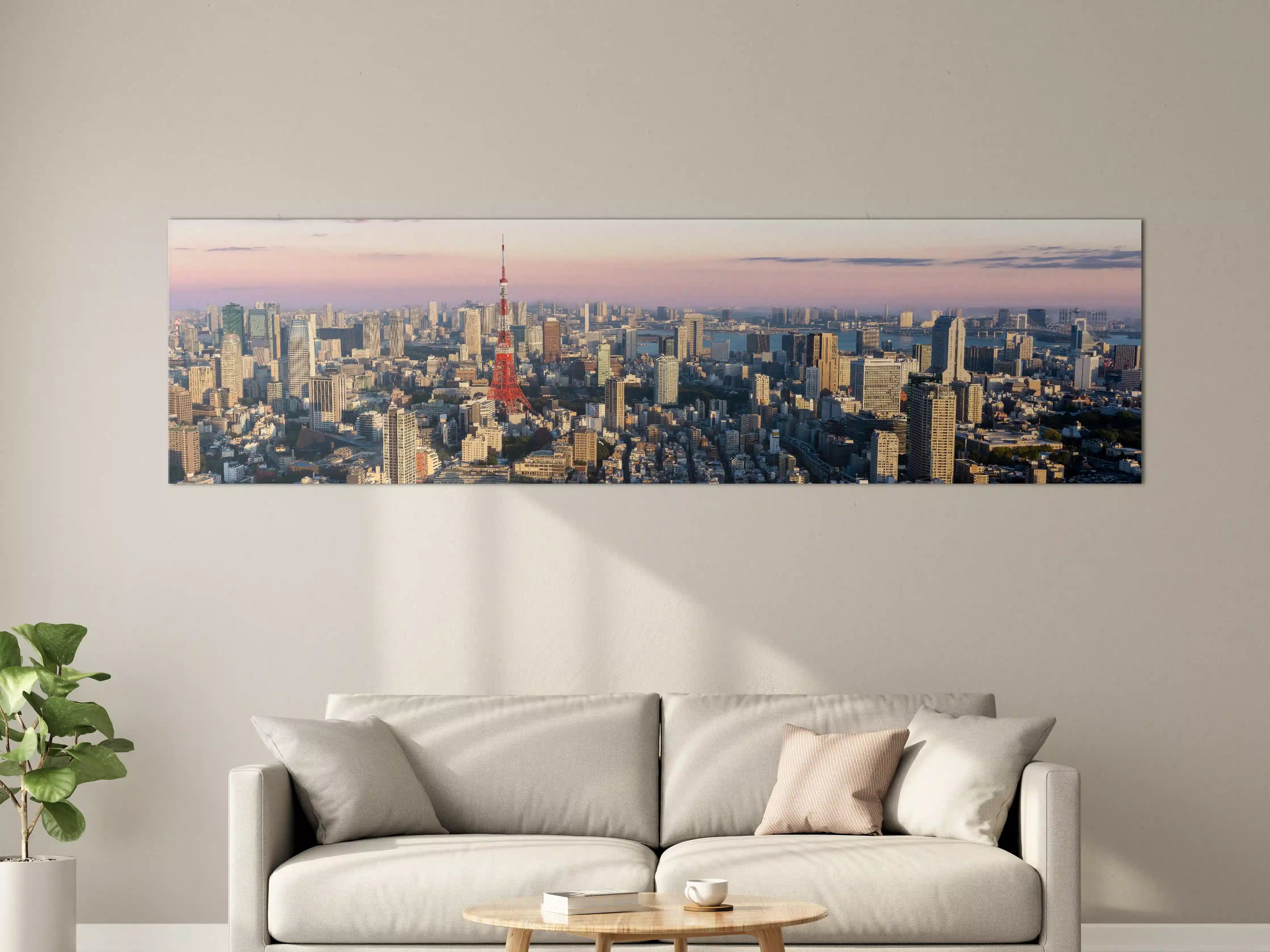 Große Wandbilder - Tokio Skyline mit Tokyo Tower