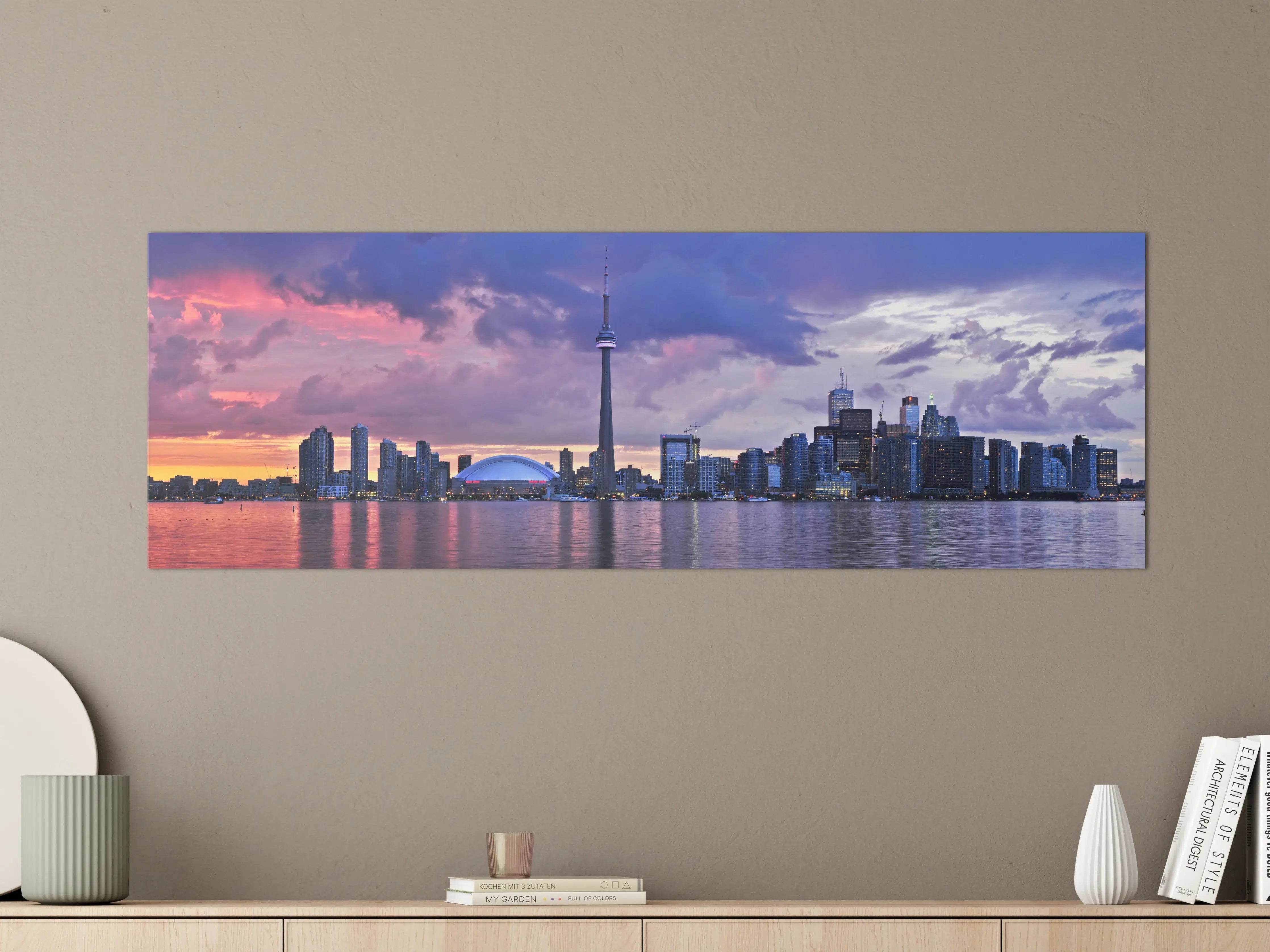 Große Wandbilder - Toronto Skyline bei Abendlicht