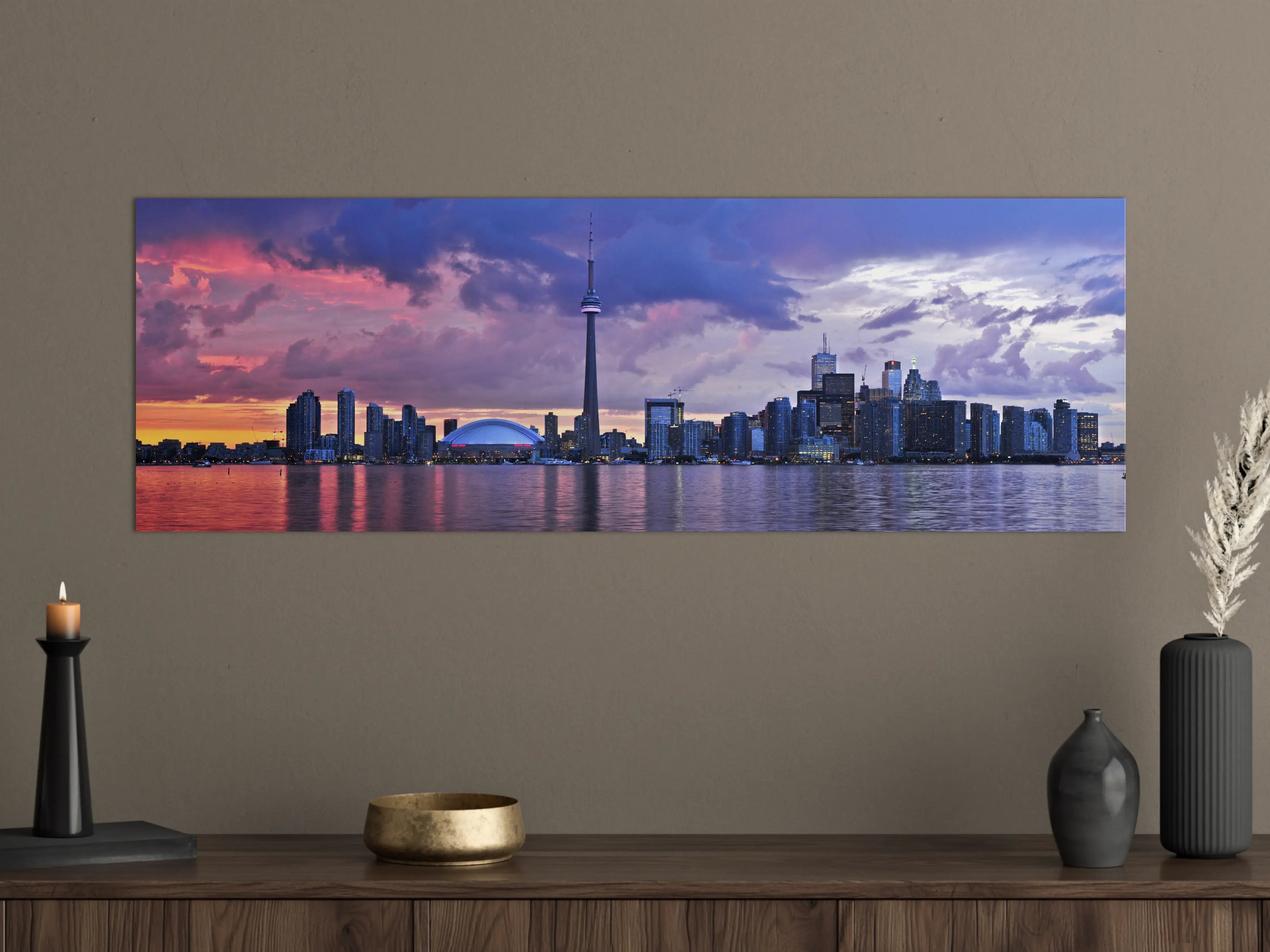 Große Wandbilder - Toronto Skyline bei Abendlicht