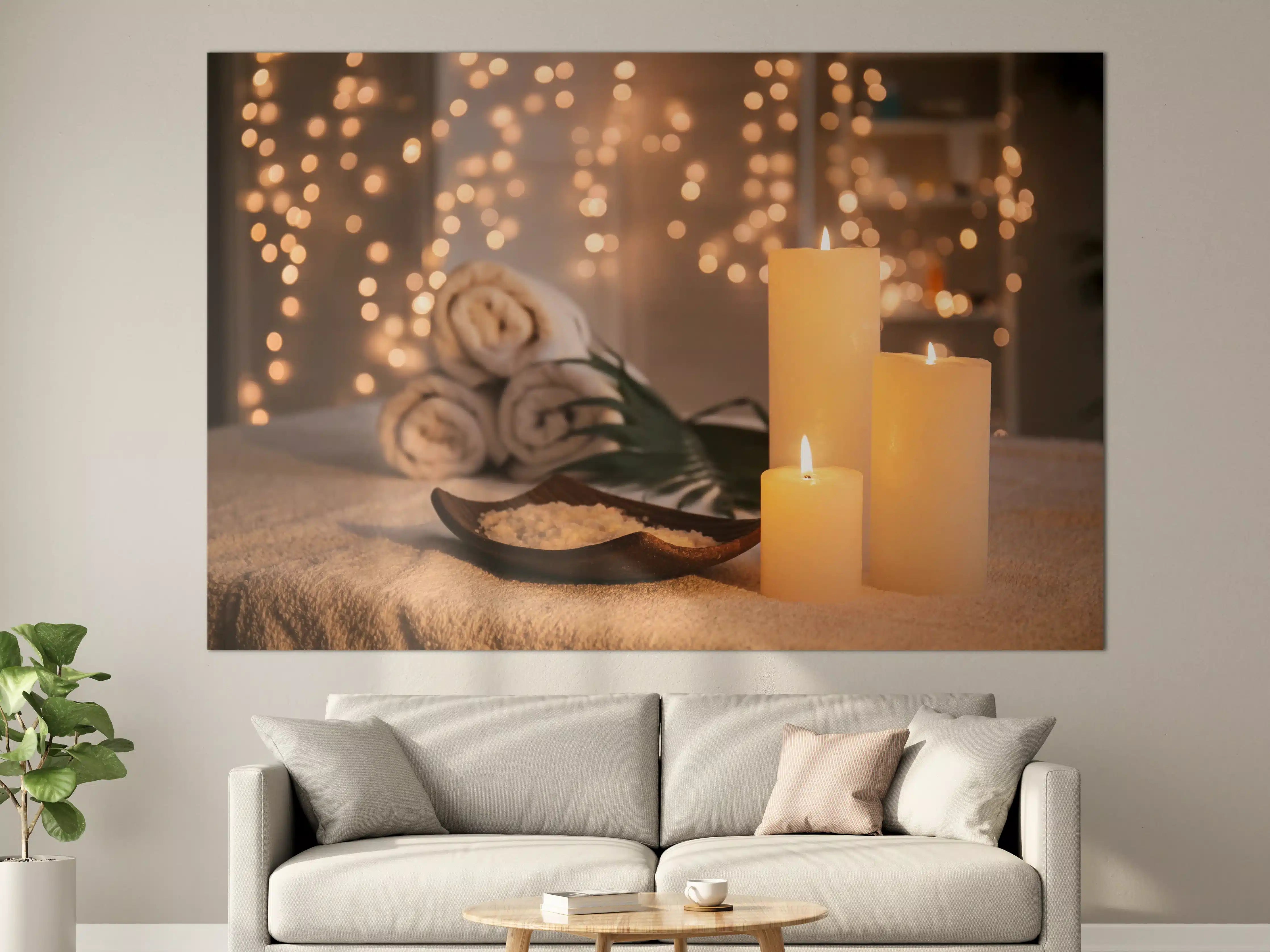 Große Wandbilder - Traditioneller Spa-Salon