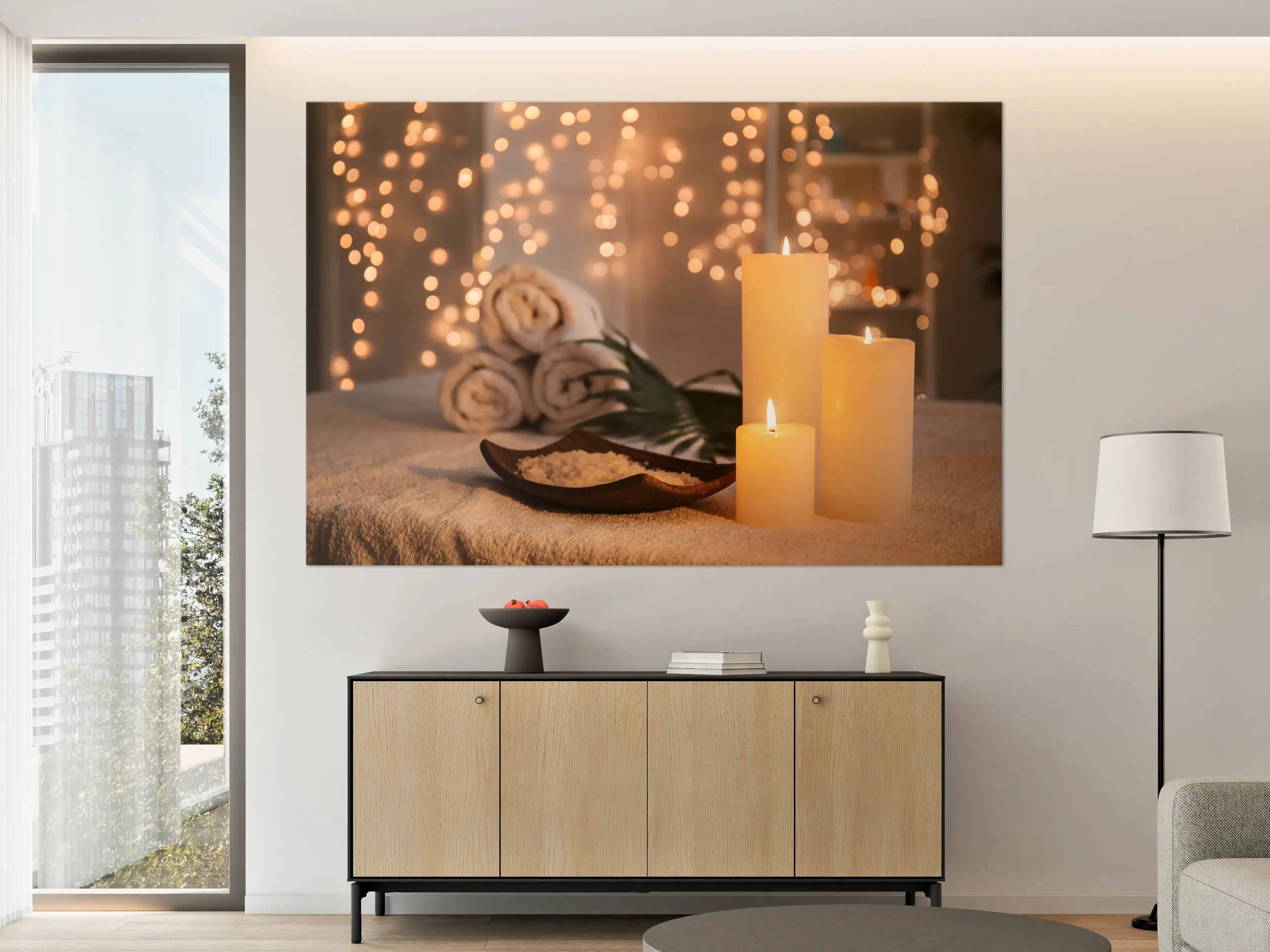 Große Wandbilder - Traditioneller Spa-Salon