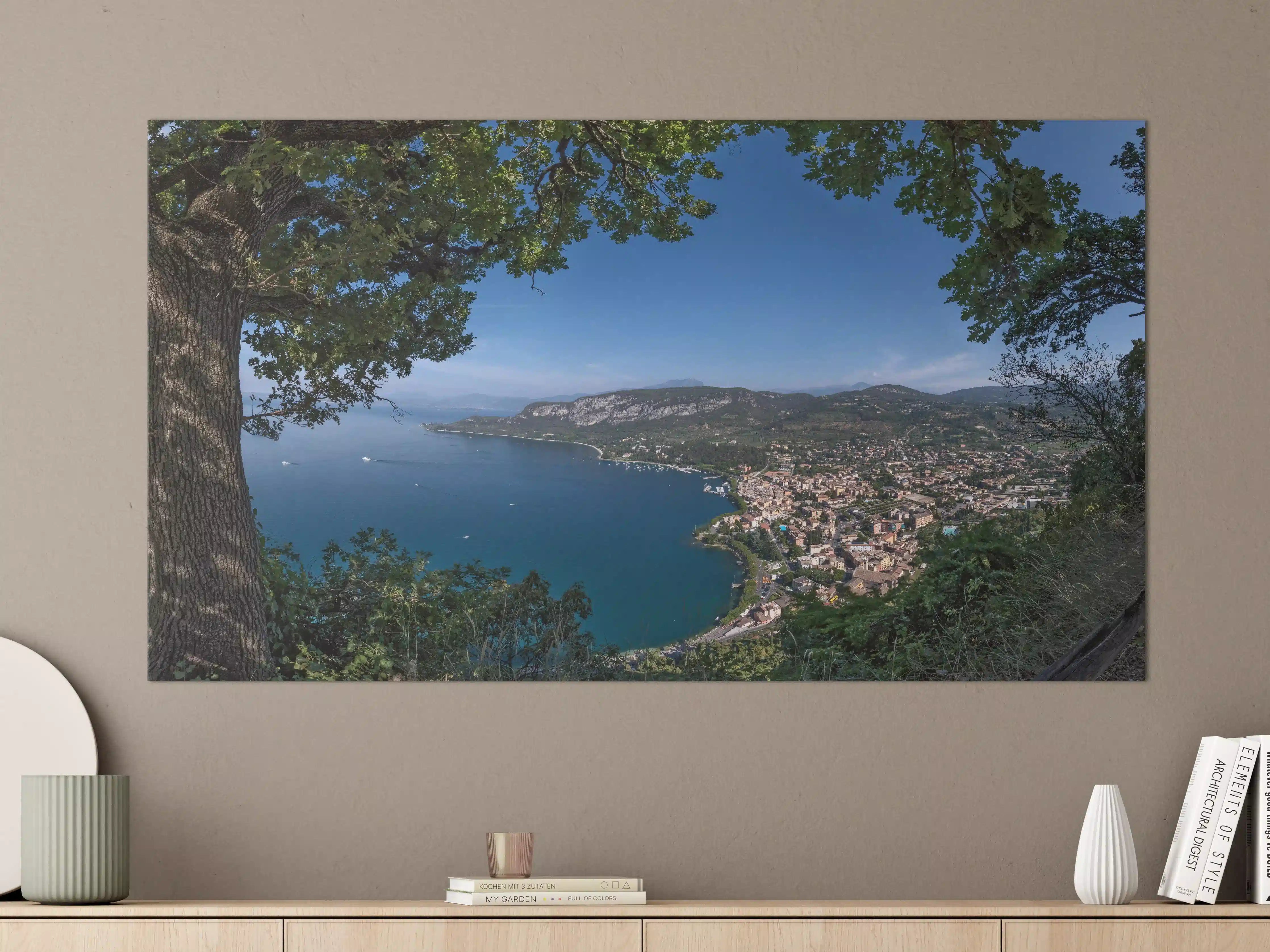 Große Wandbilder - Traumhafter Ausblick auf Gardasee Italien