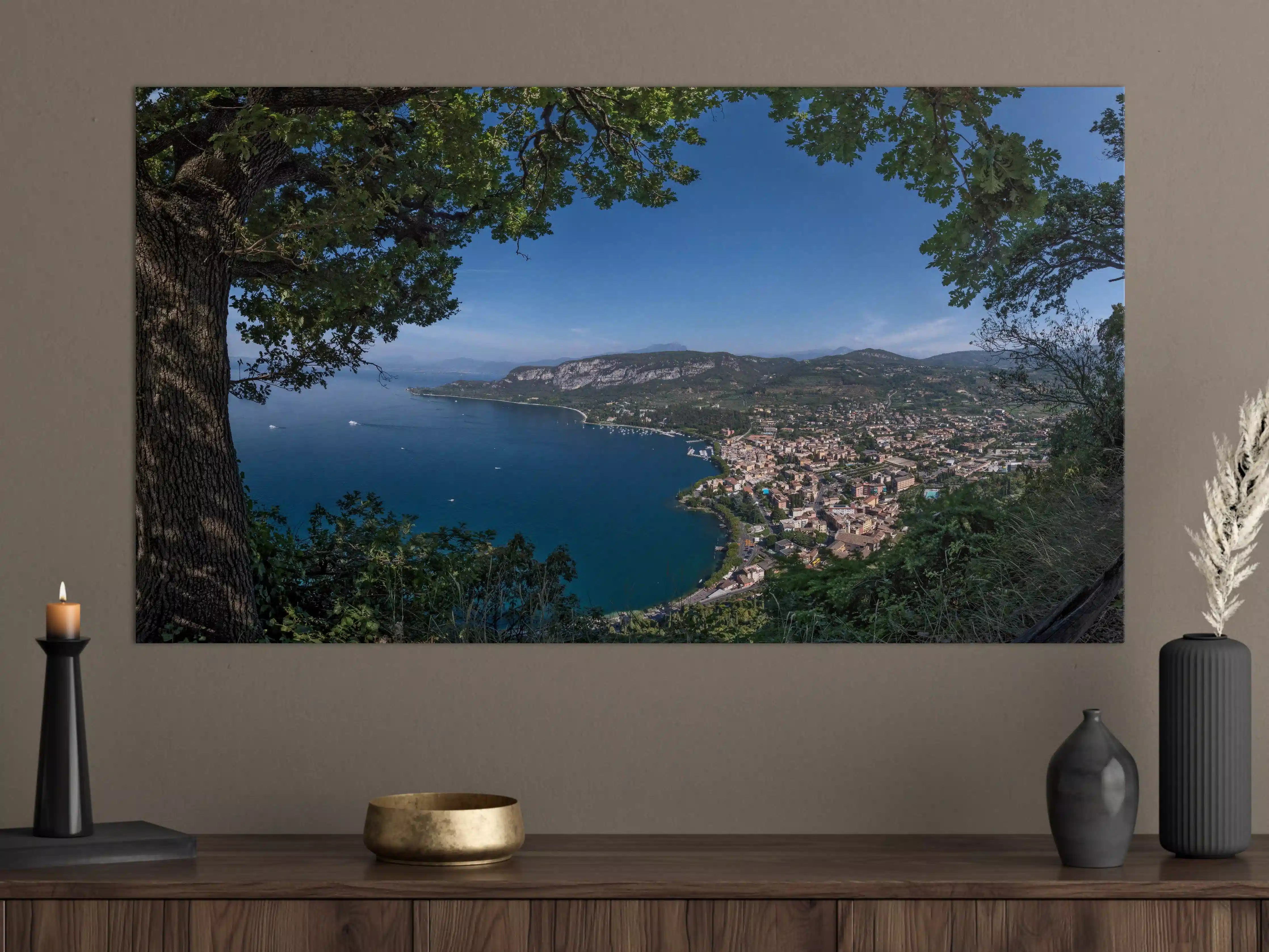 Große Wandbilder - Traumhafter Ausblick auf Gardasee Italien