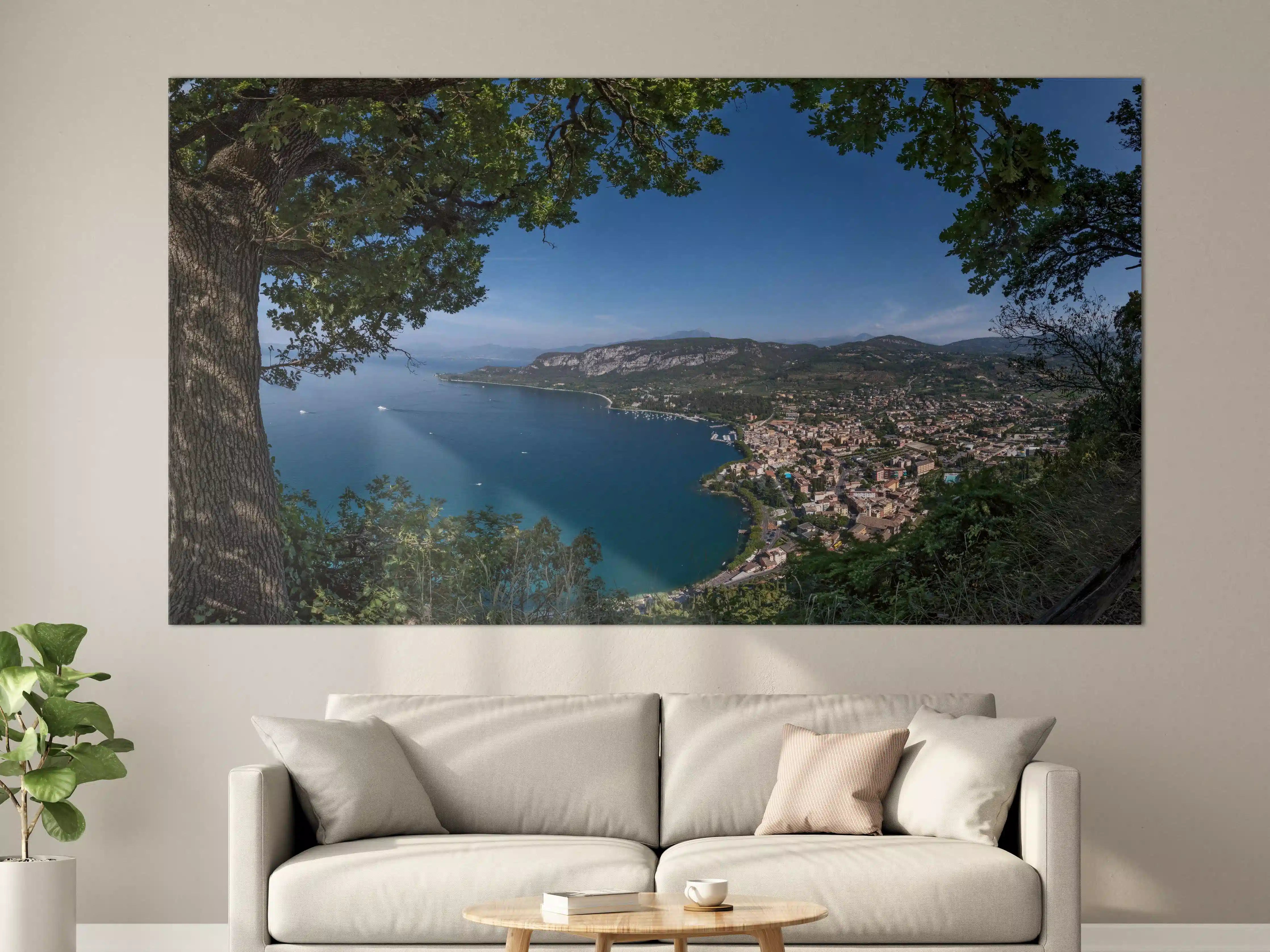 Große Wandbilder - Traumhafter Ausblick auf Gardasee Italien