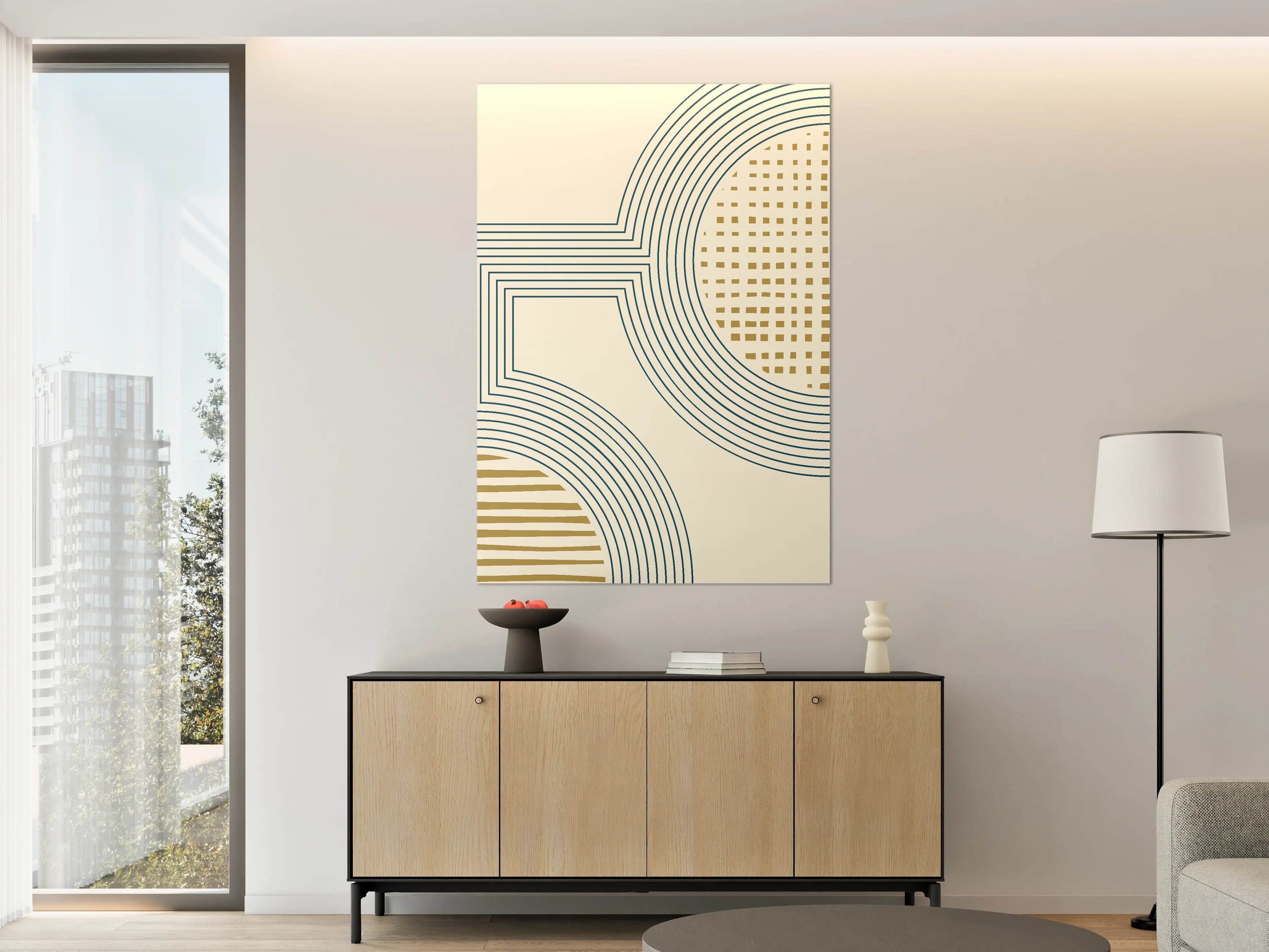 Große Wandbilder - Trendige Graugestaltung für Wanddesigns