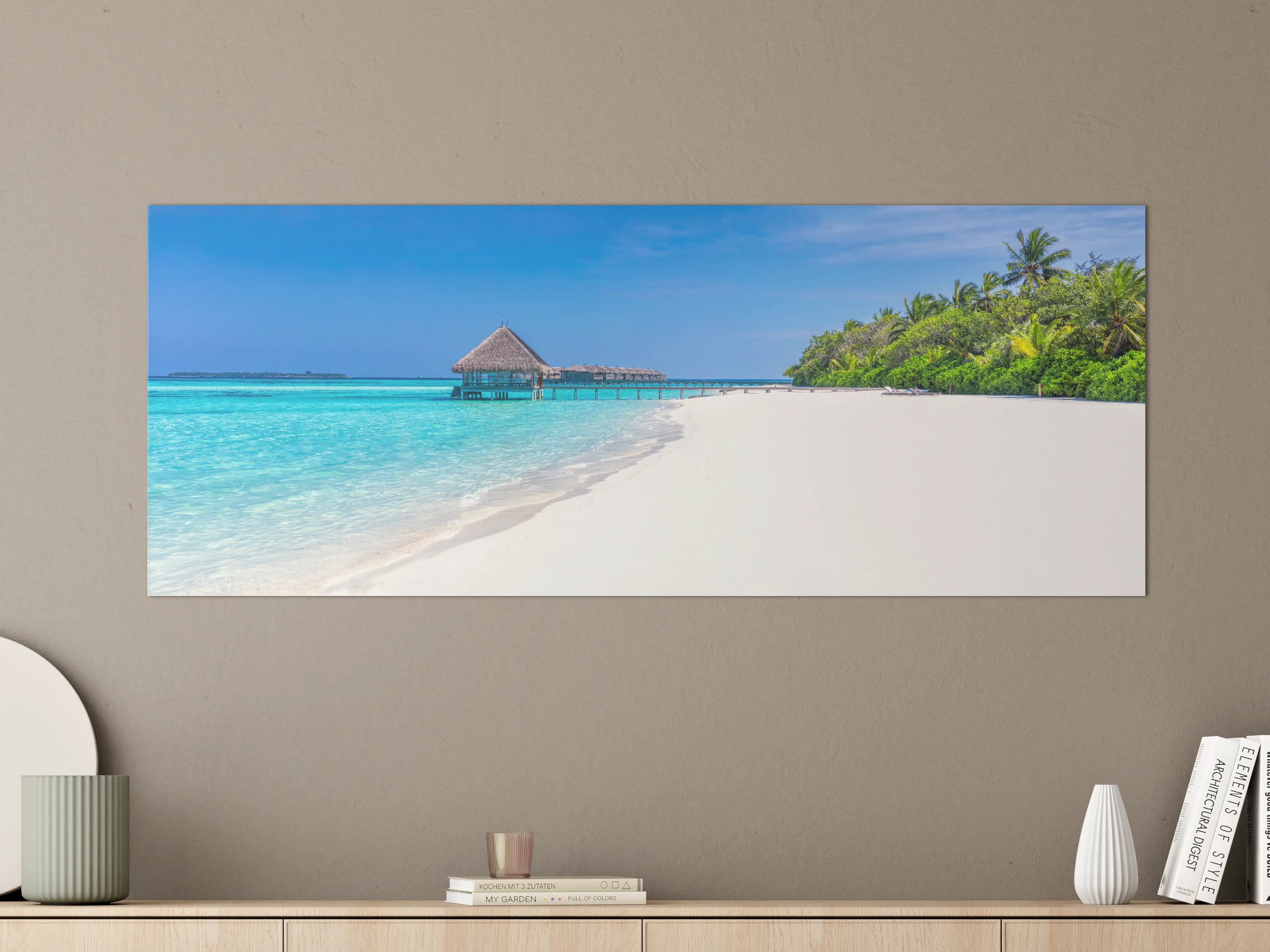 Große Wandbilder - Tropisches Paradies am weißen Sandstrand