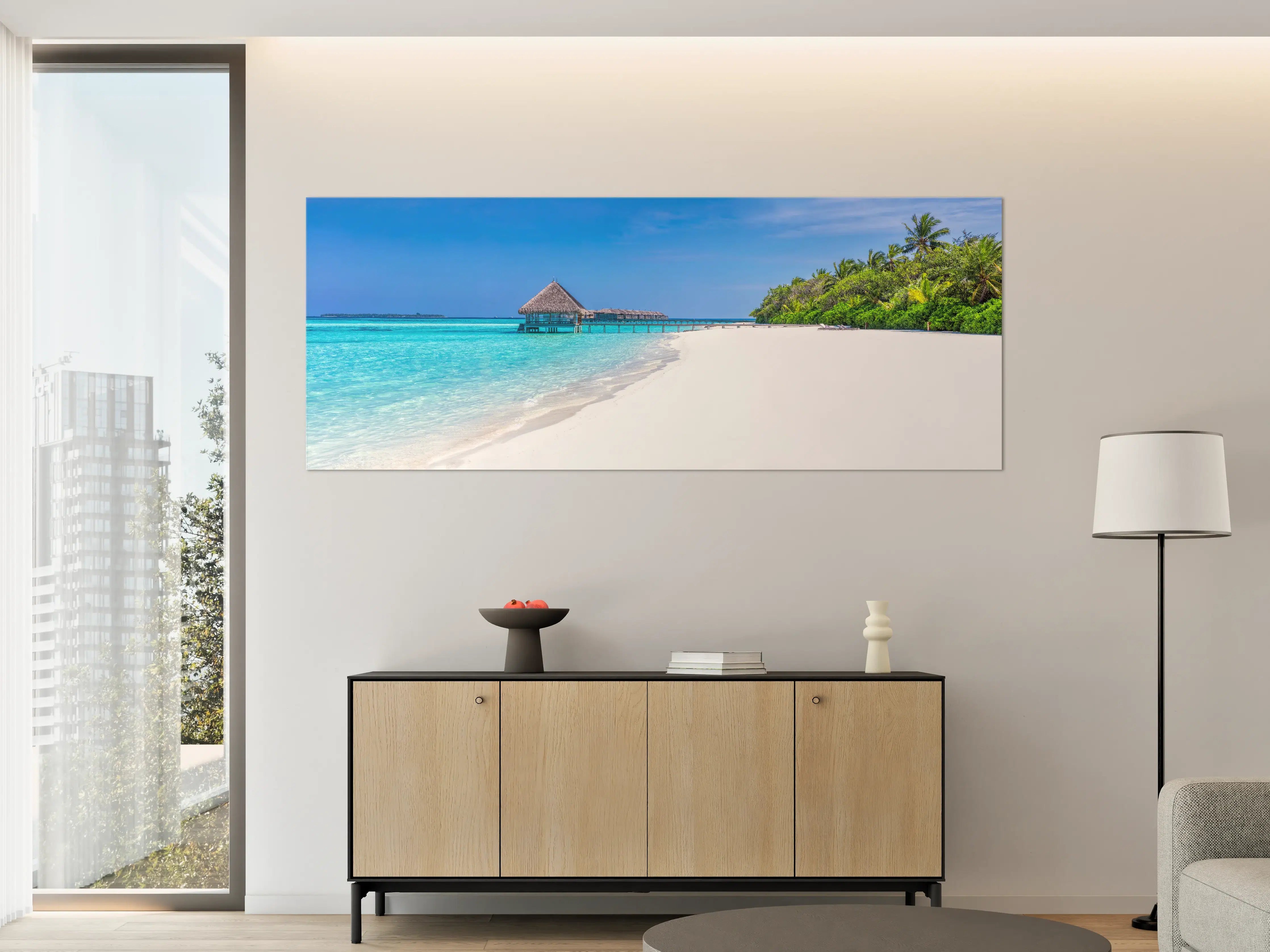 Große Wandbilder - Tropisches Paradies am weißen Sandstrand