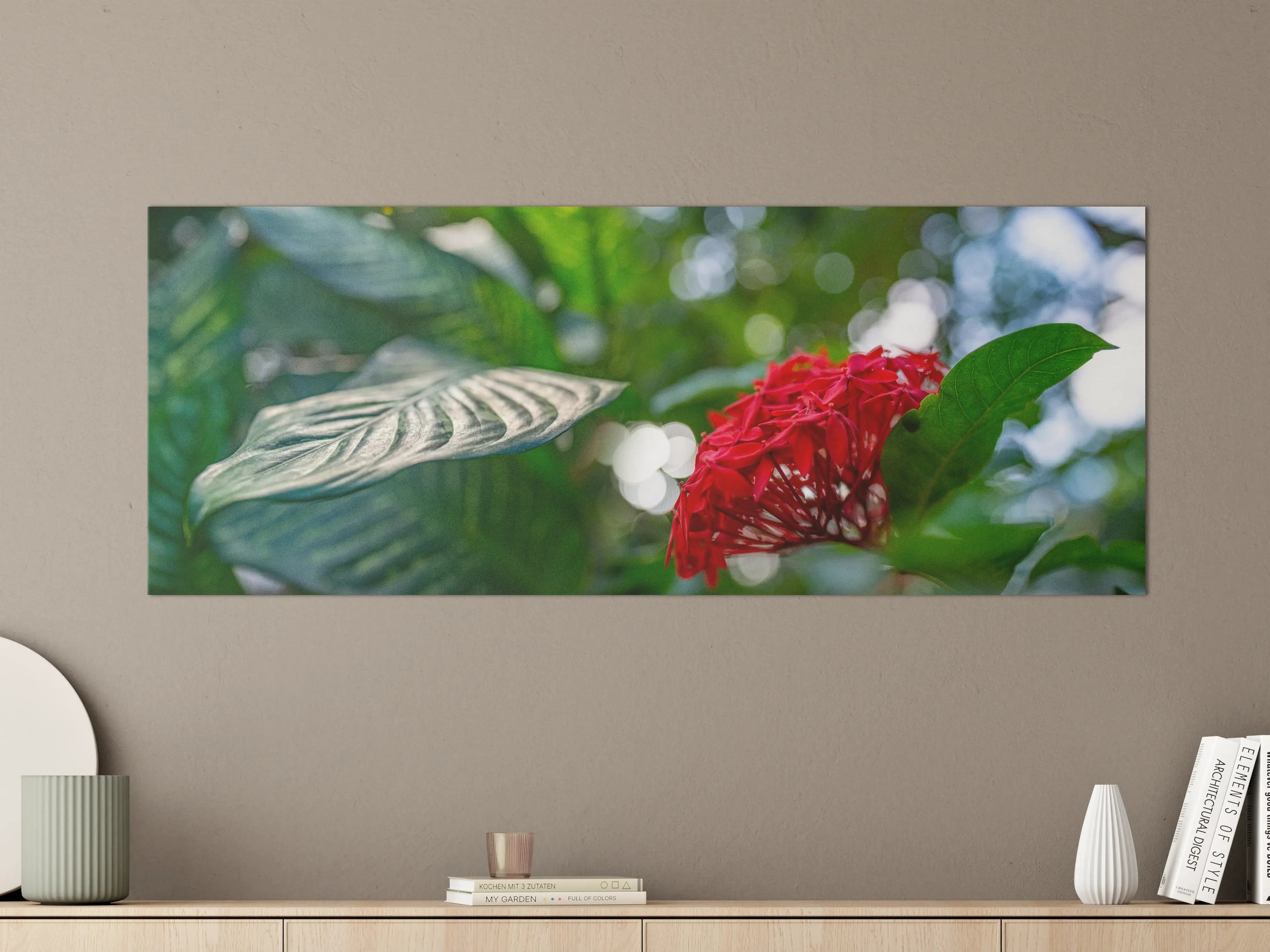Große Wandbilder - Tropisches Pflanzenmotiv