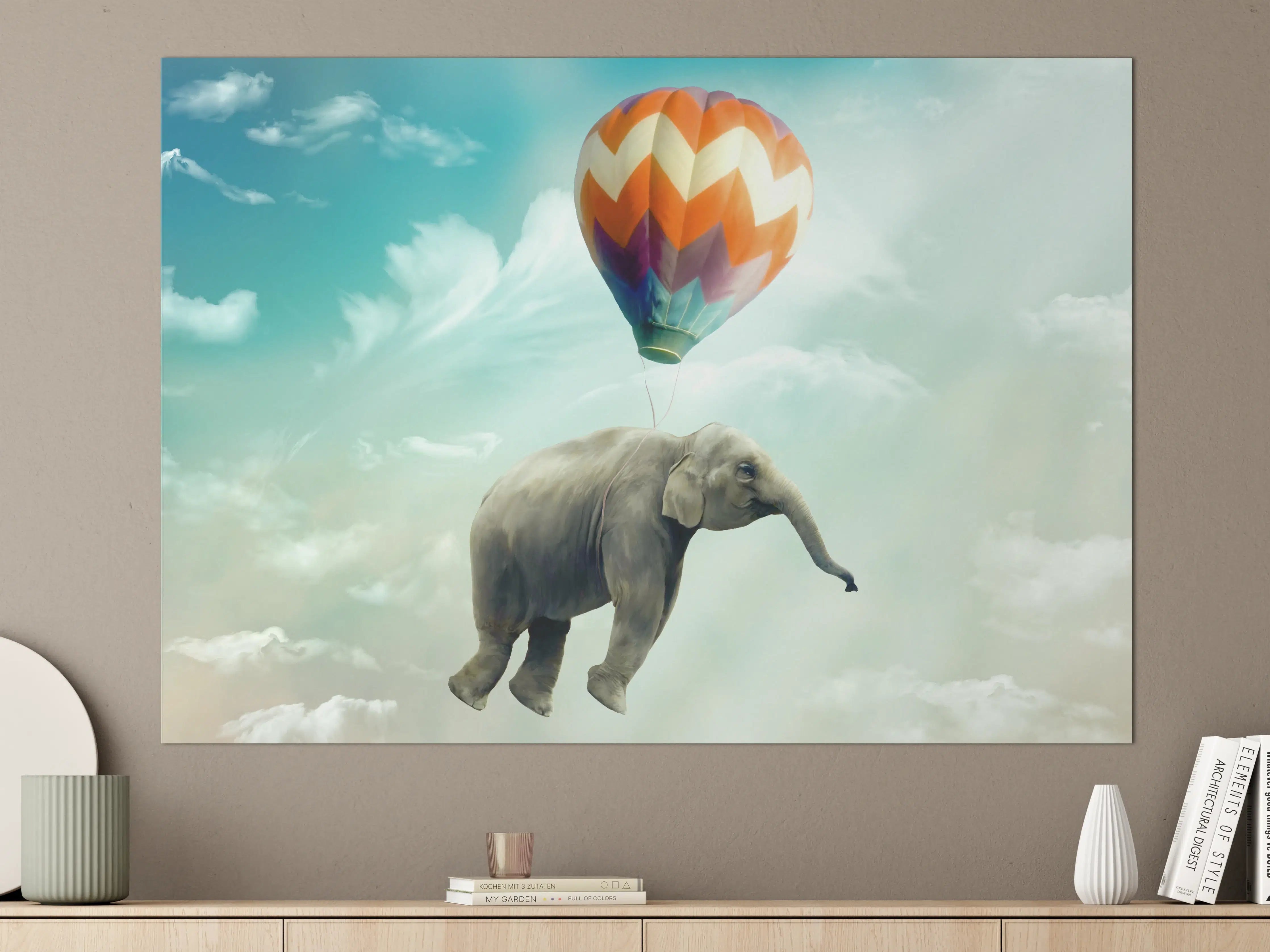 Große Wandbilder - Unrealistische Darstellung