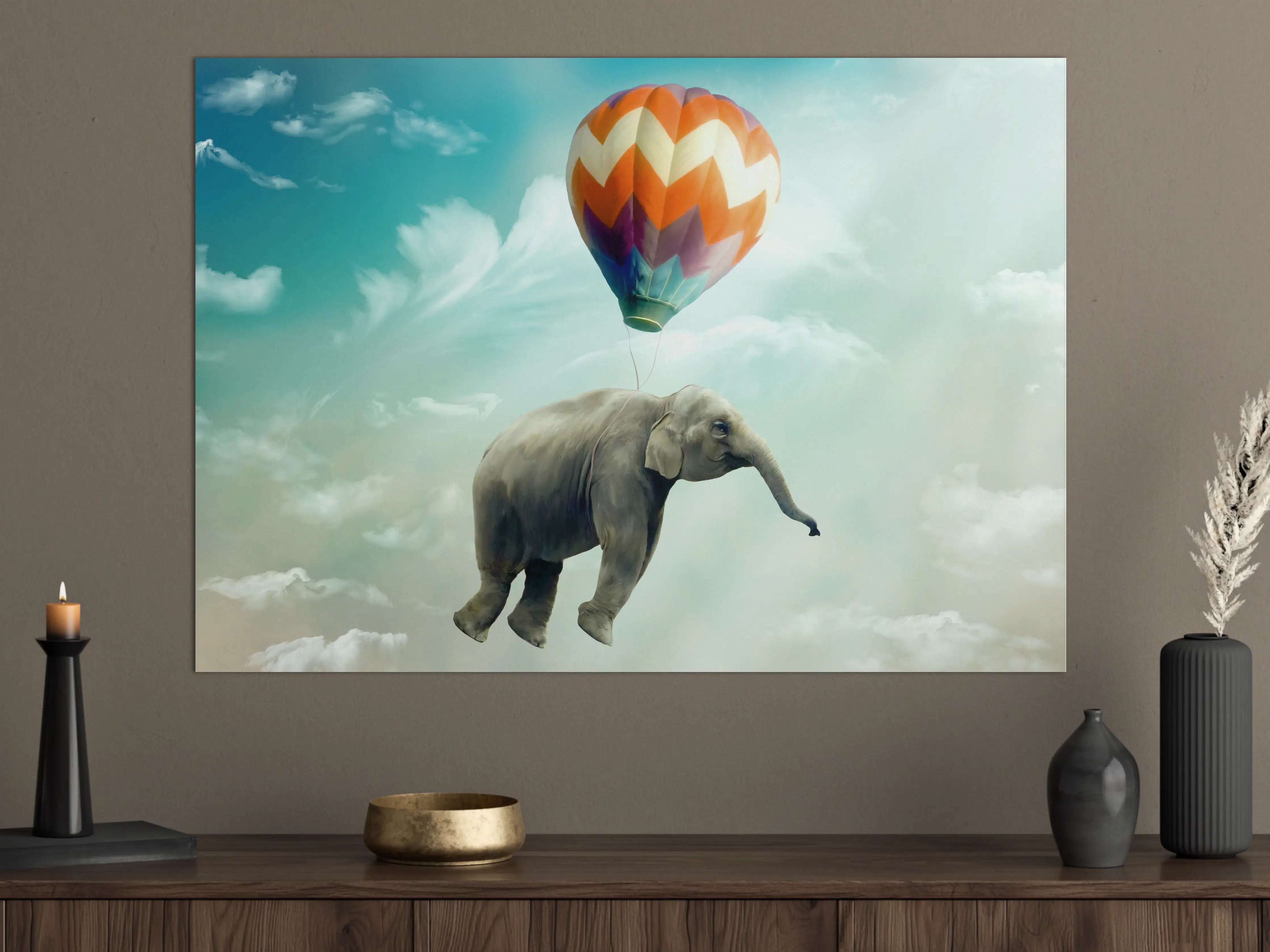 Große Wandbilder - Unrealistische Darstellung