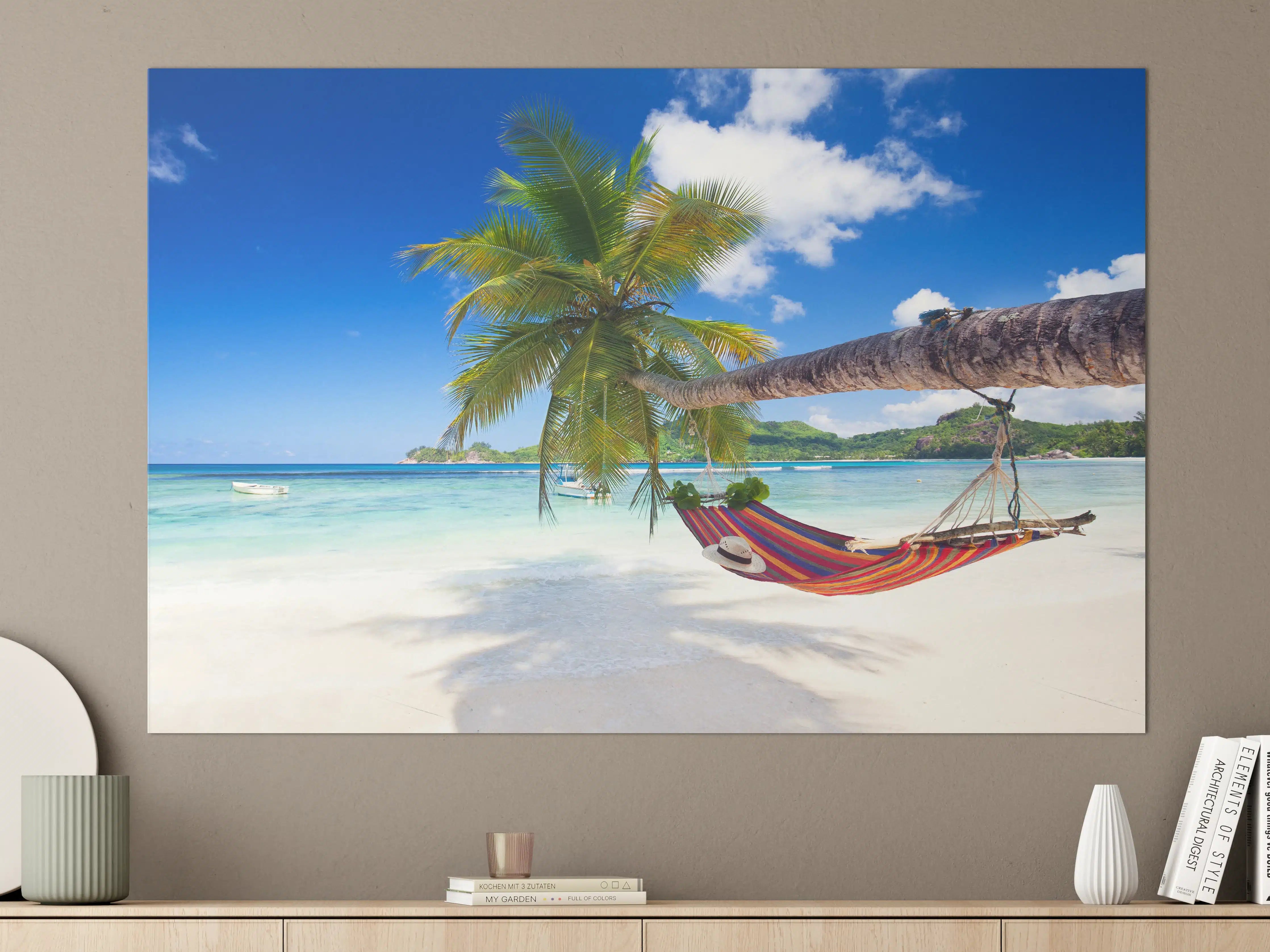 Große Wandbilder - Urlaub am Strand in Seychellen