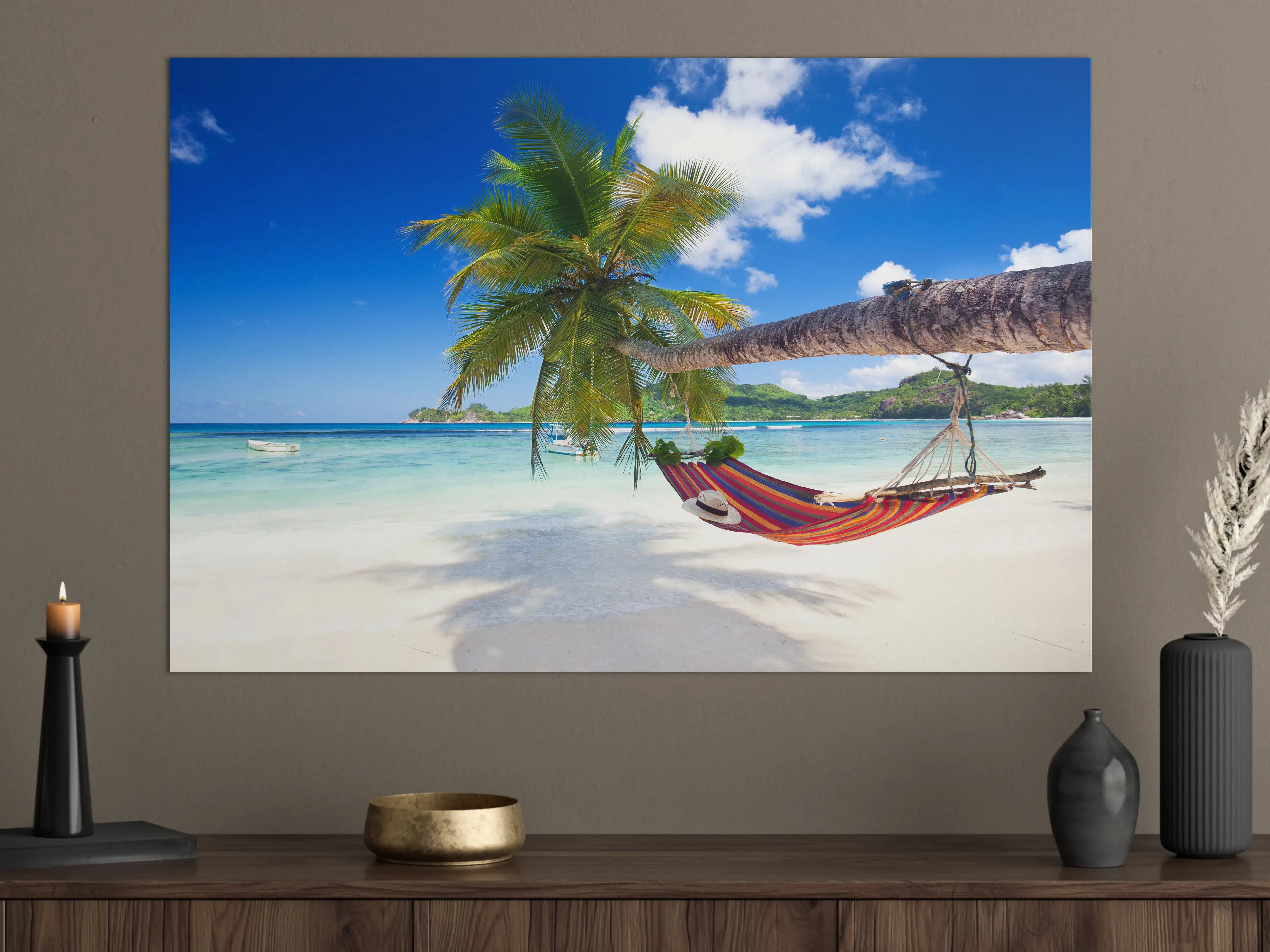 Große Wandbilder - Urlaub am Strand in Seychellen