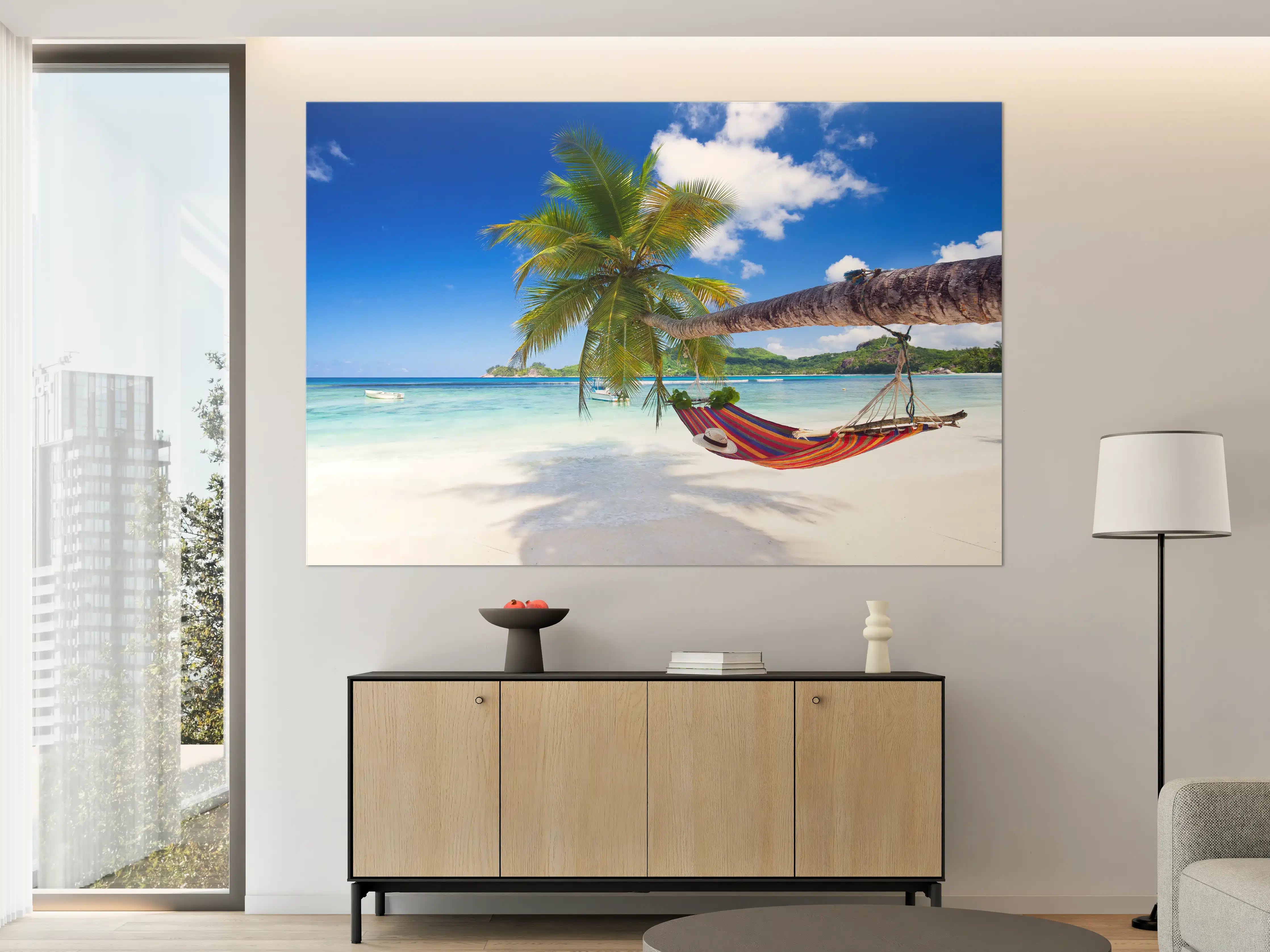 Große Wandbilder - Urlaub am Strand in Seychellen