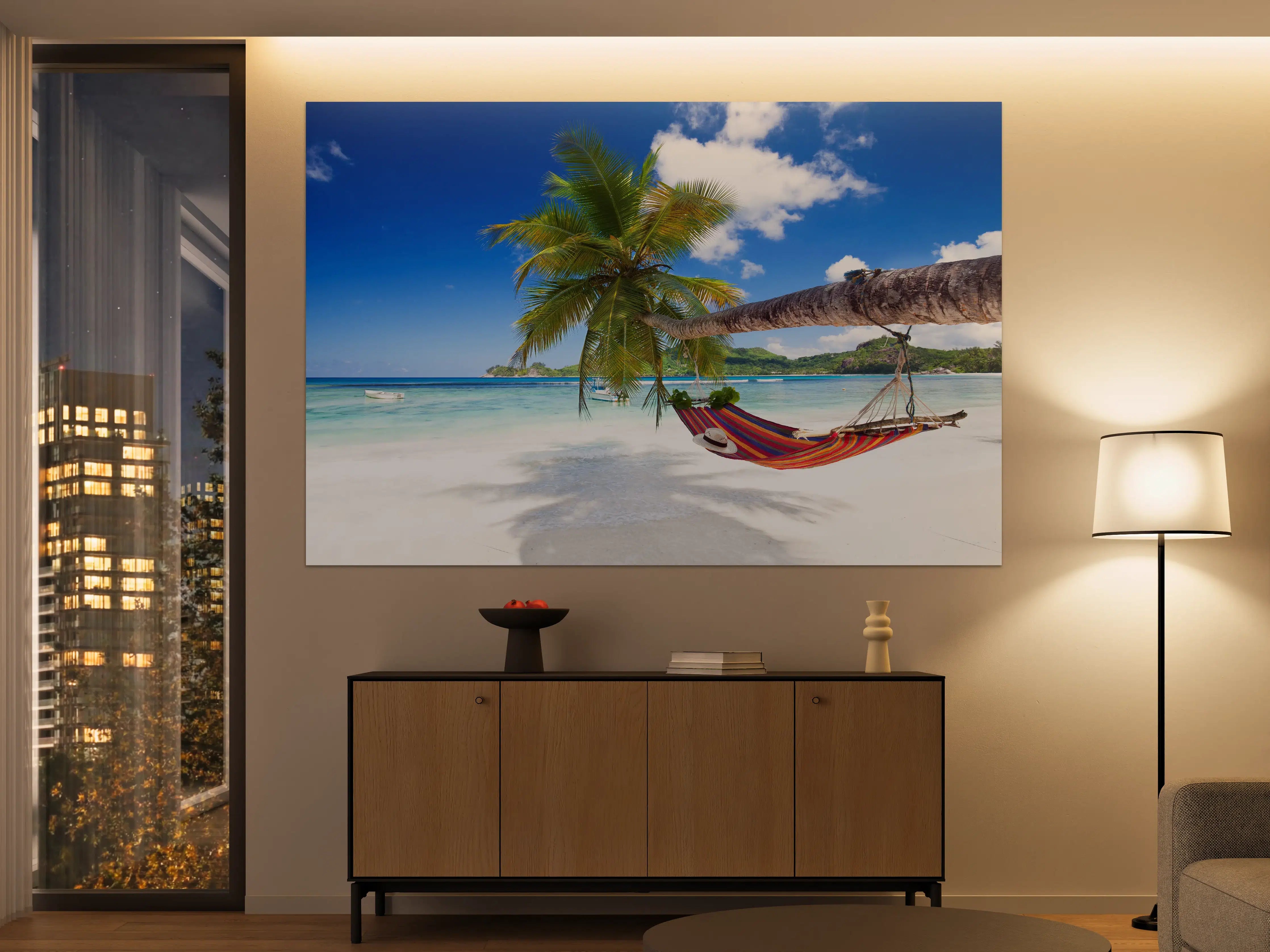 Große Wandbilder - Urlaub am Strand in Seychellen