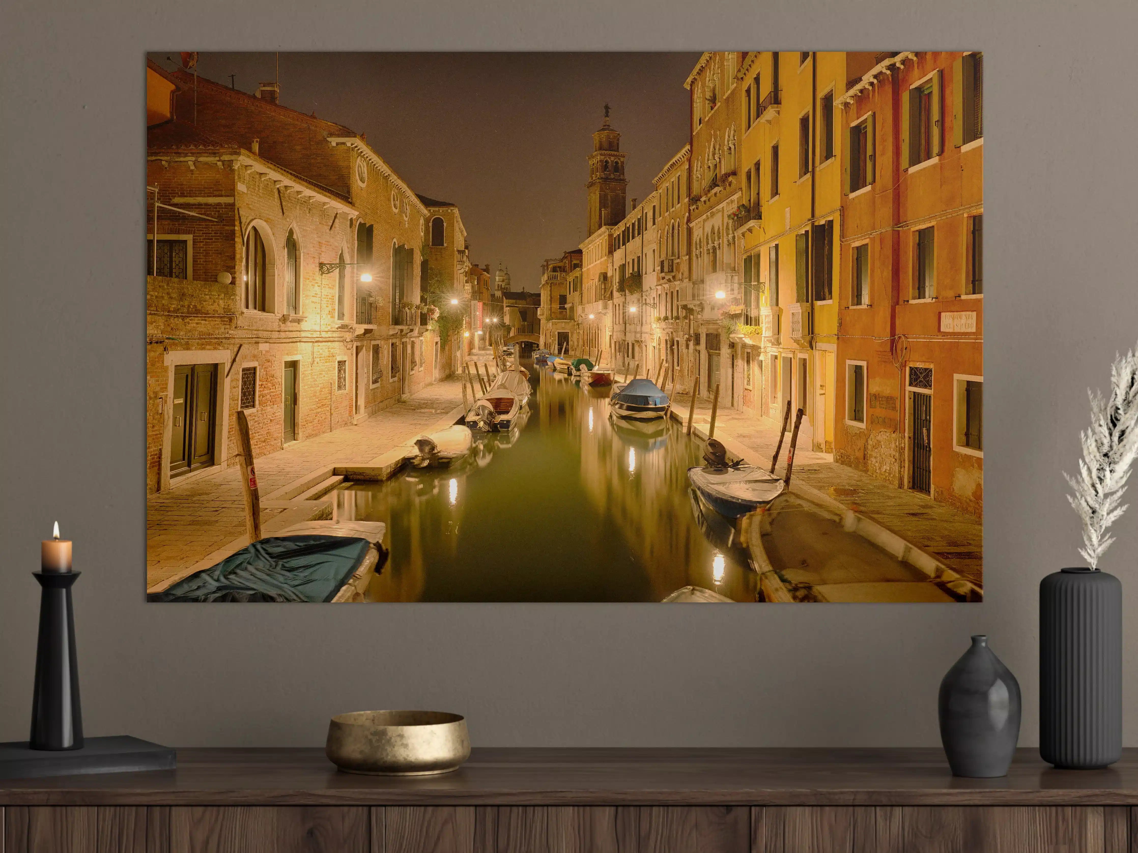 Große Wandbilder - Venedig - Venezia in Nacht 1