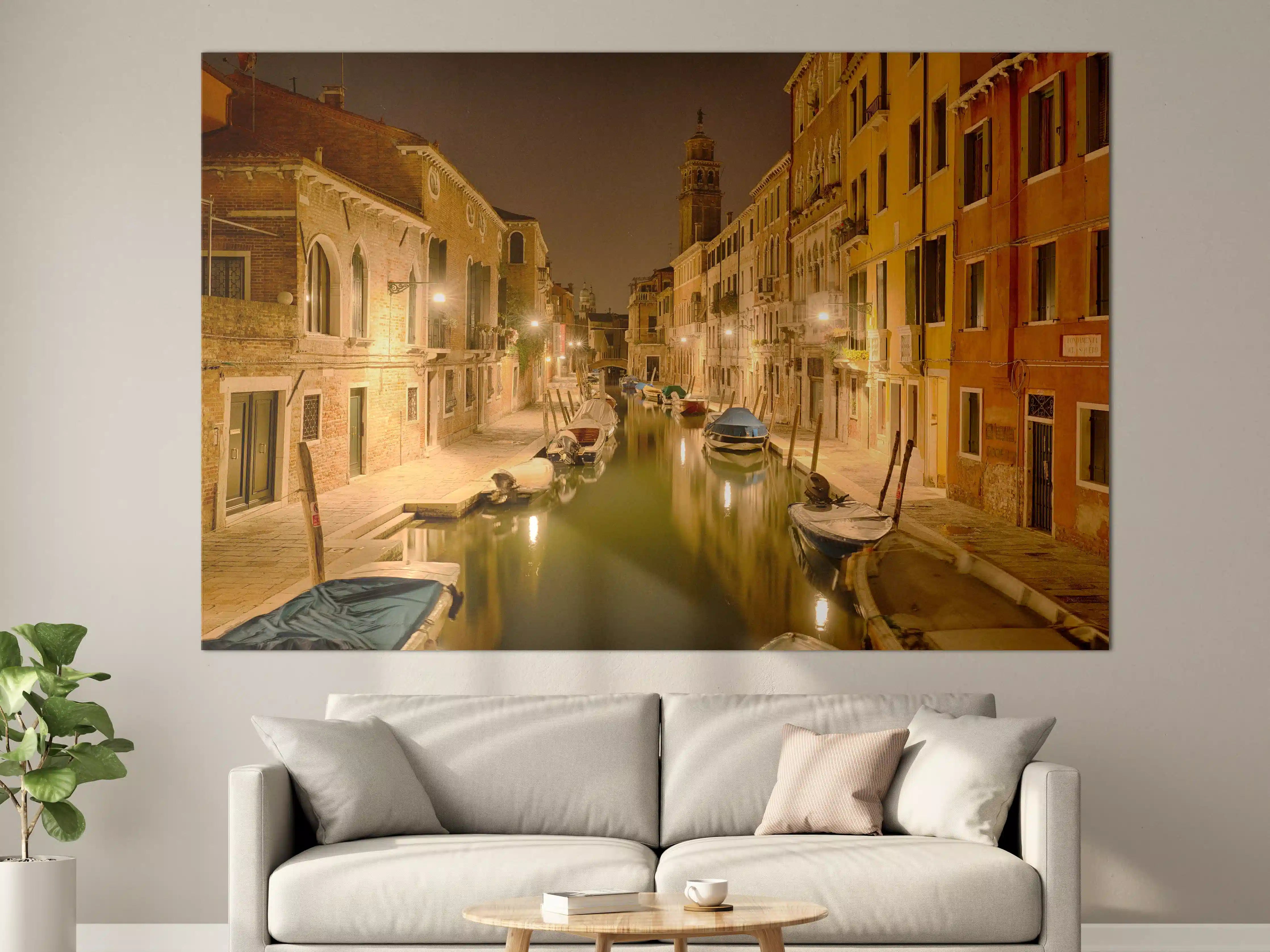 Große Wandbilder - Venedig - Venezia in Nacht 1