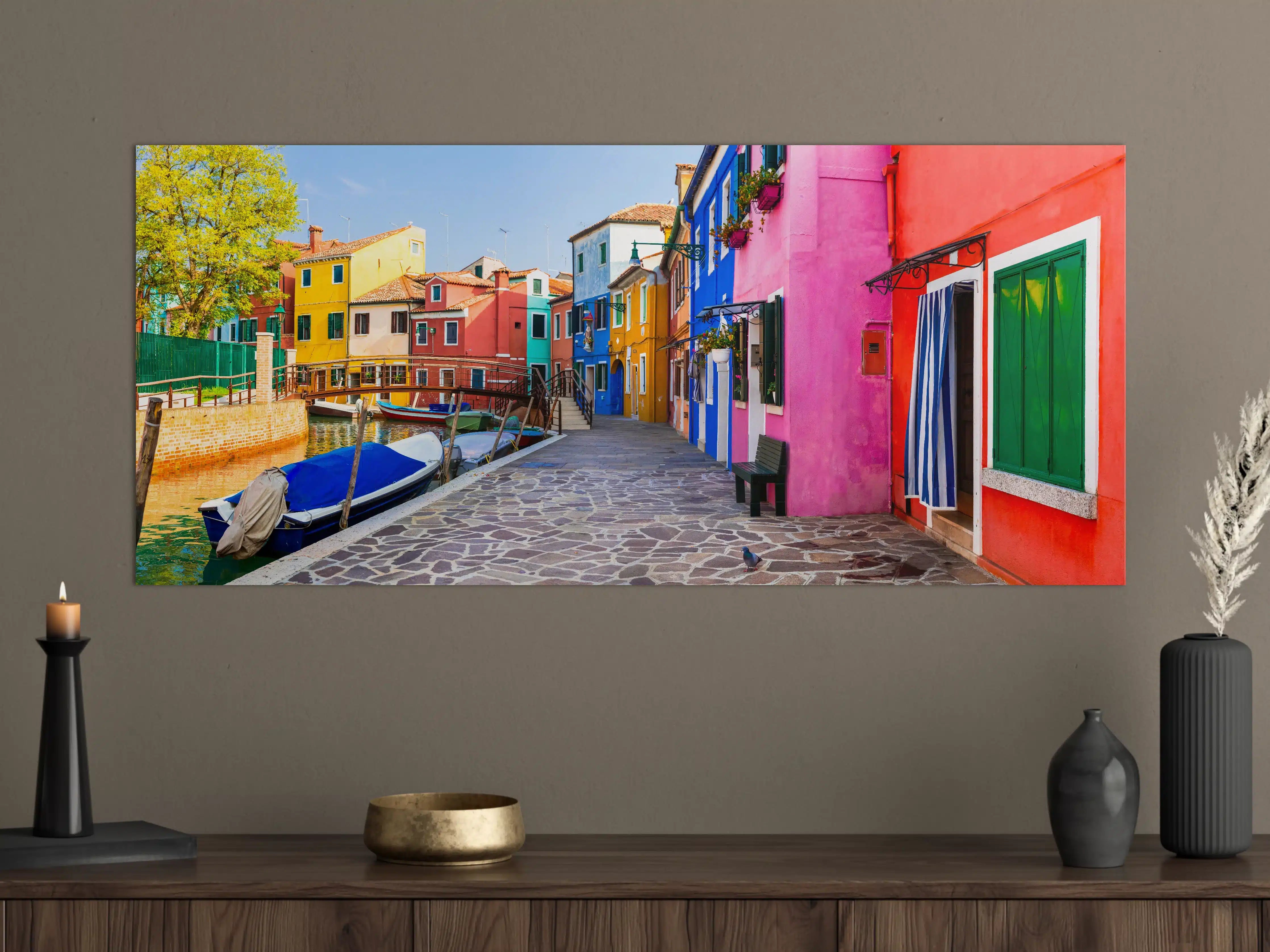 Große Wandbilder - Venedig - traditionelle Fischerstadt