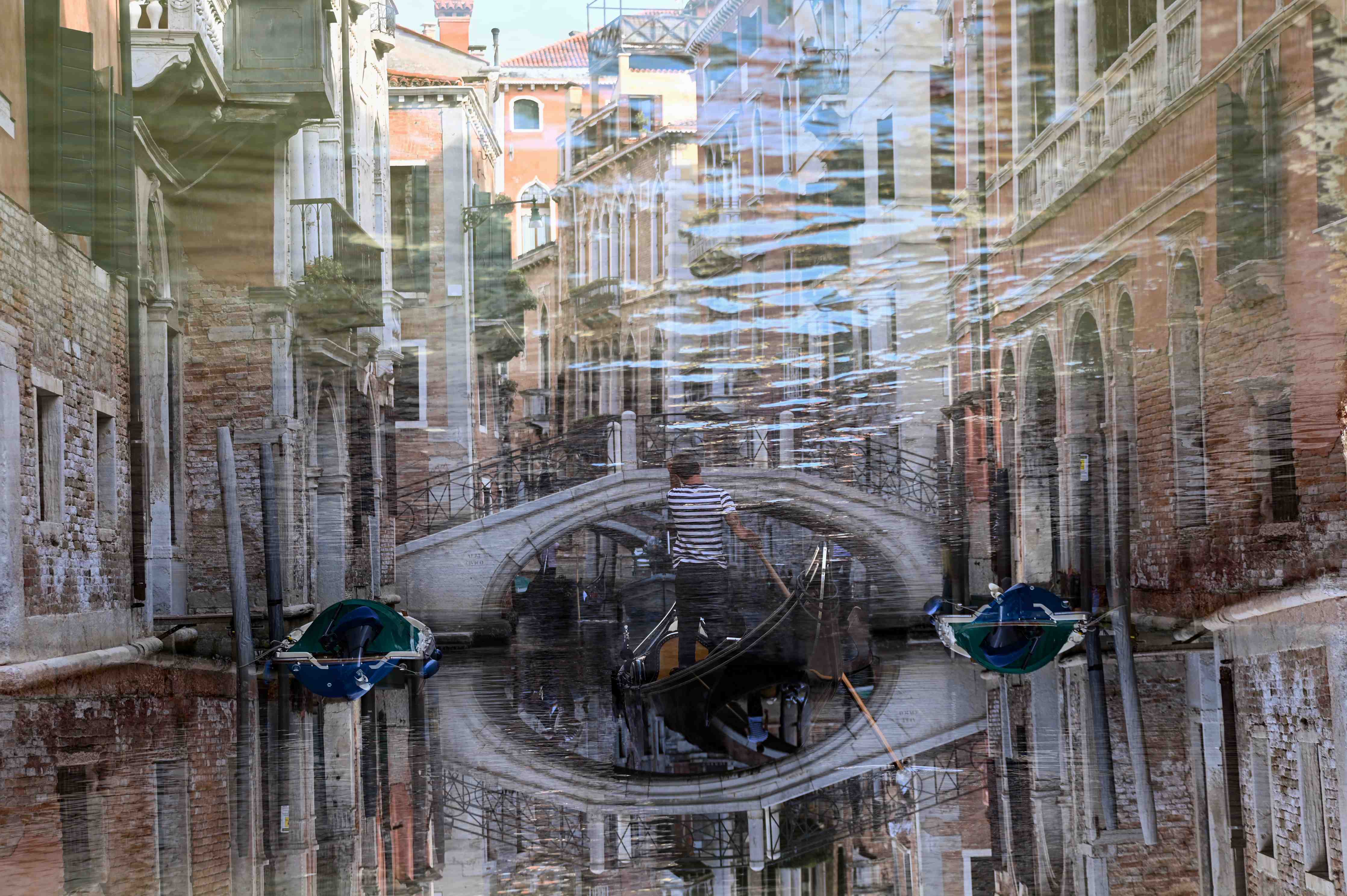 Große Wandbilder-Venedig Abstrakte Reflexionen
