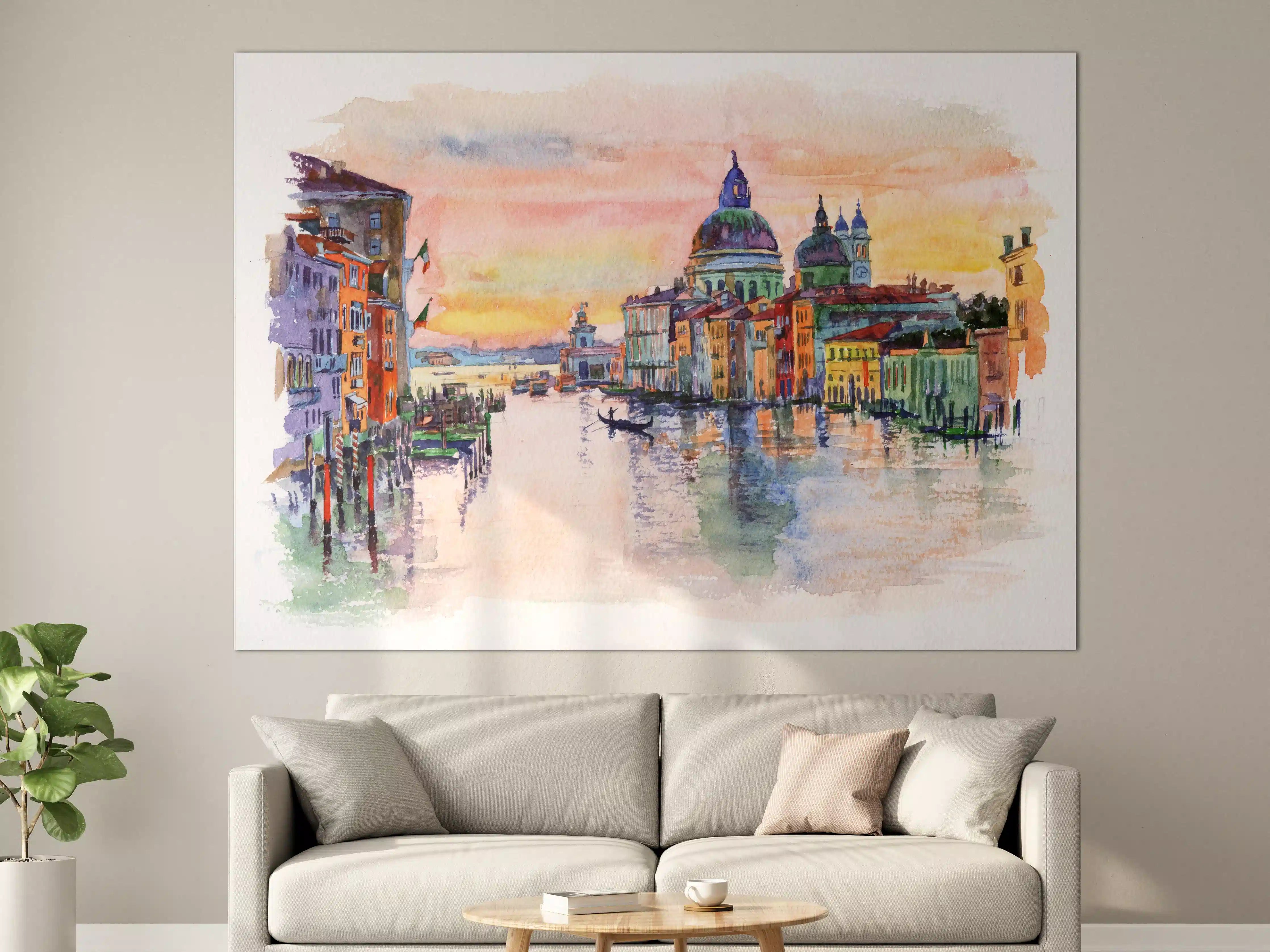Große Wandbilder - Venedig Aquarell