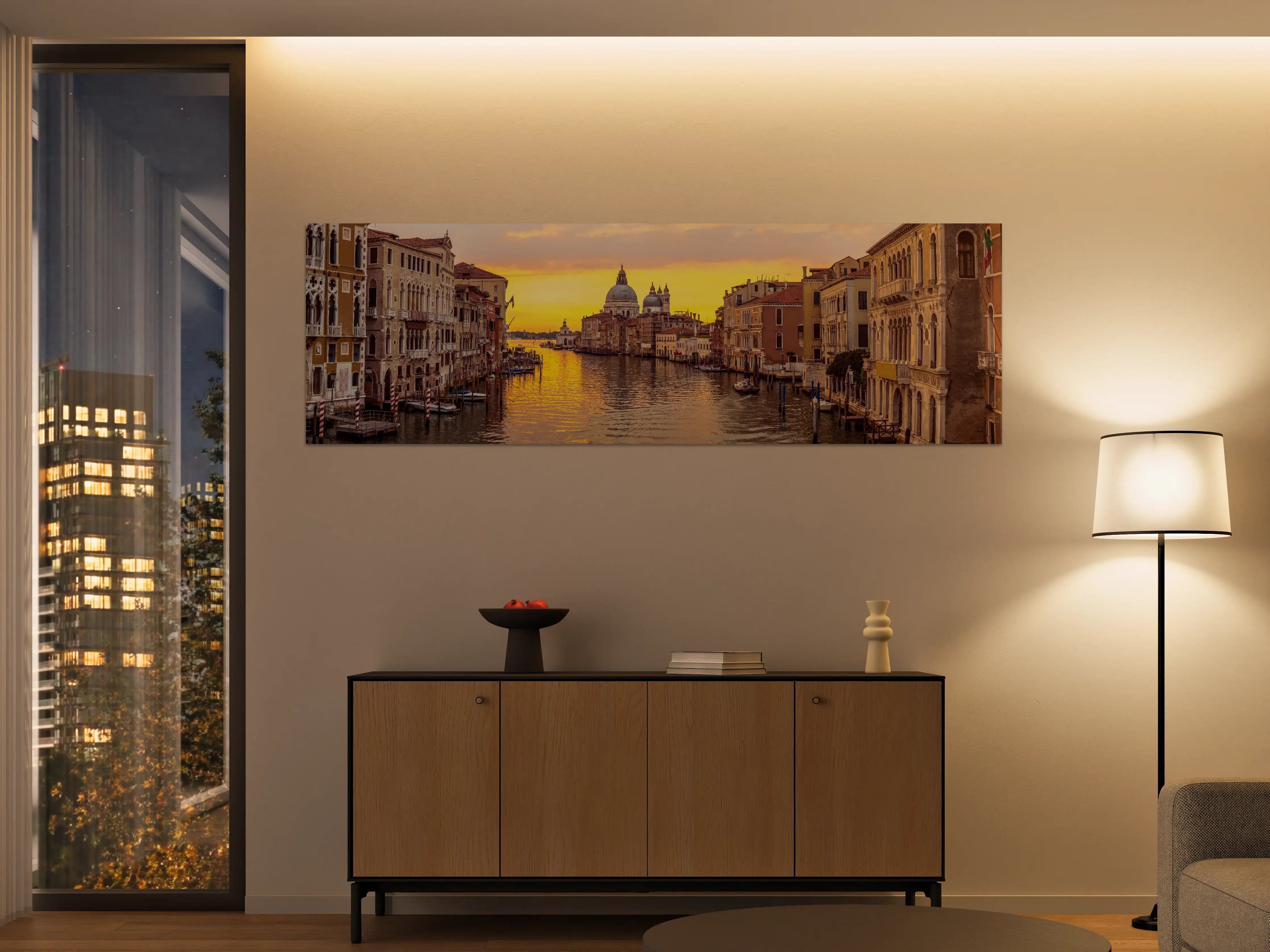 Große Wandbilder - Venedig Skyline Sonnenuntergang