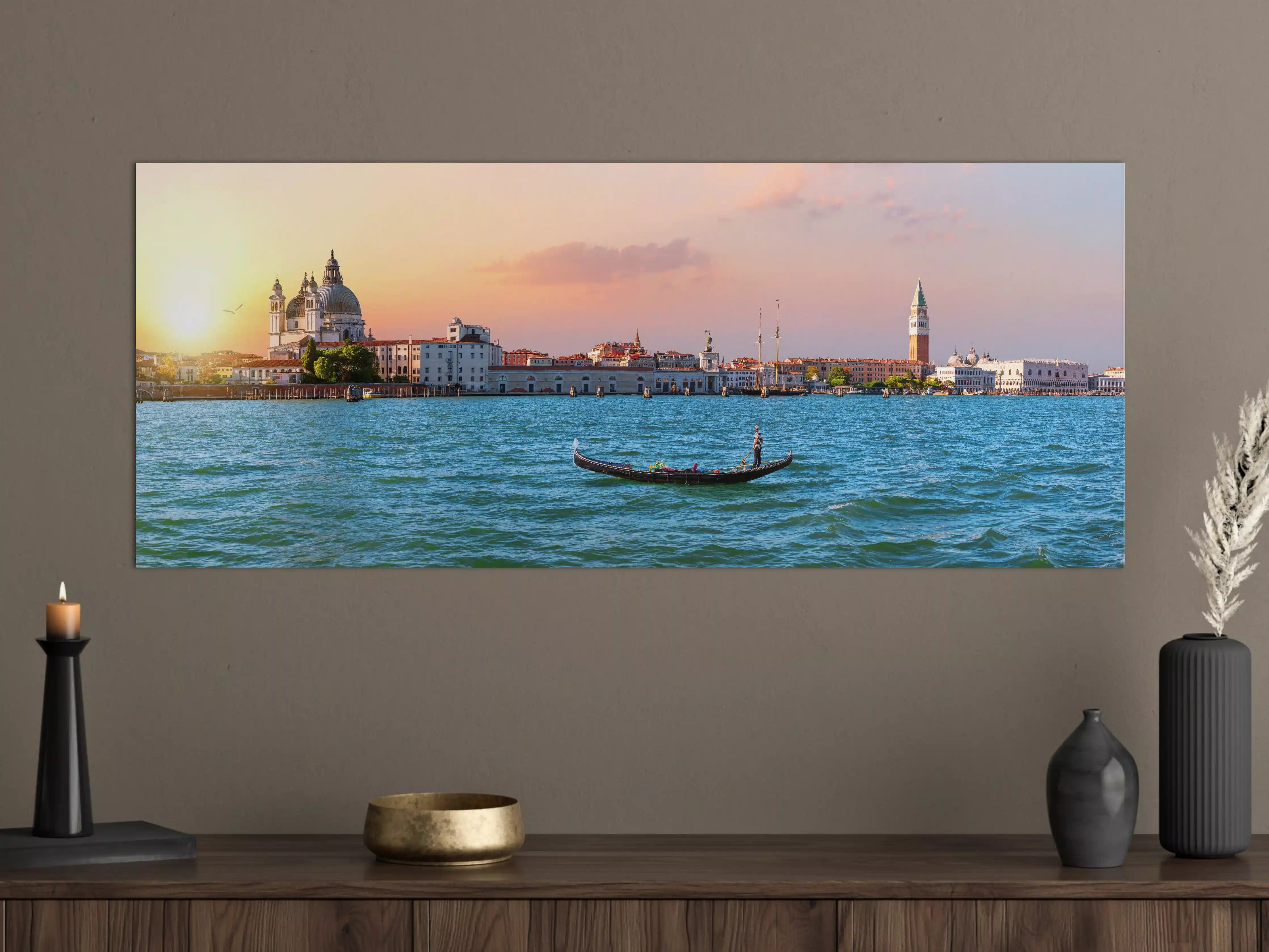 Große Wandbilder - Venedig Skyline bei Sonnenuntergang