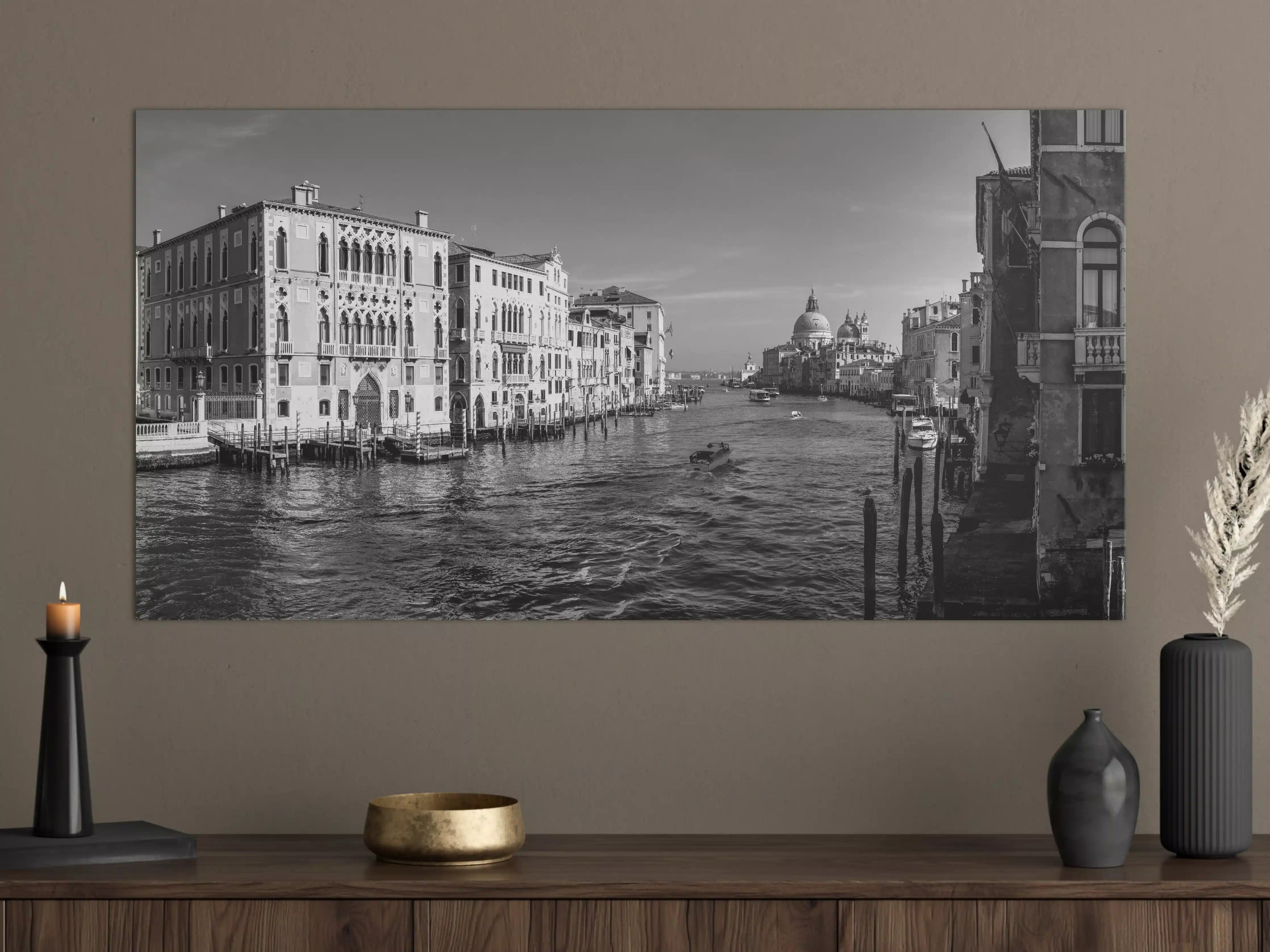 Große Wandbilder - Venedig in Schwarz und Weiß